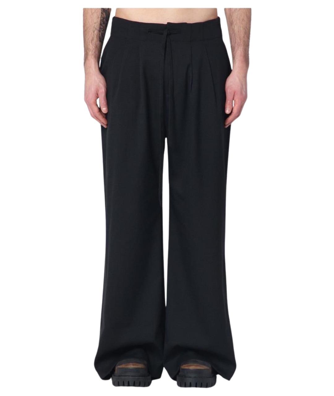 entire studios Черные шерстяные повседневные брюки, фото 1