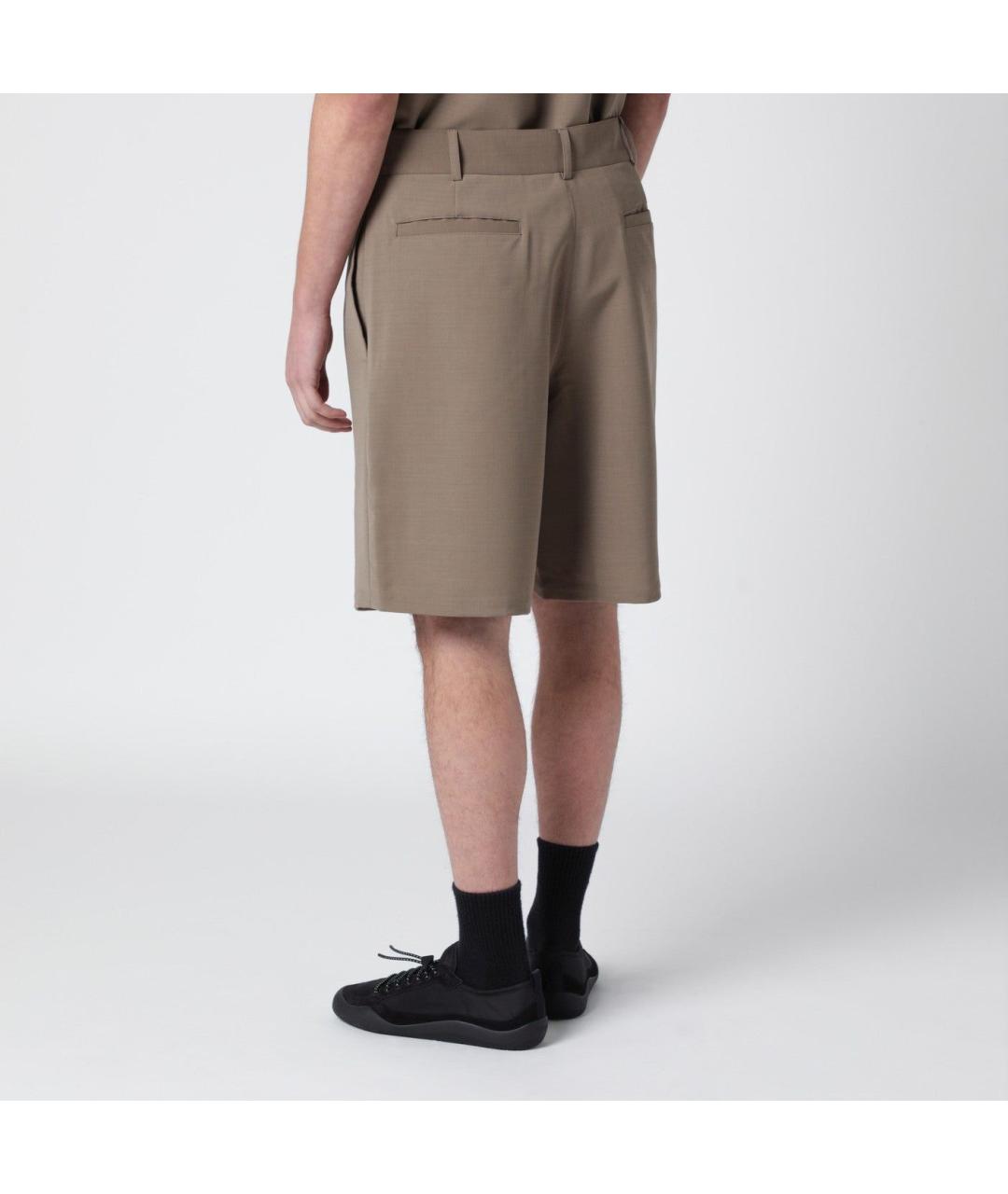 entire studios Коричневые полиэстеровые шорты, фото 2