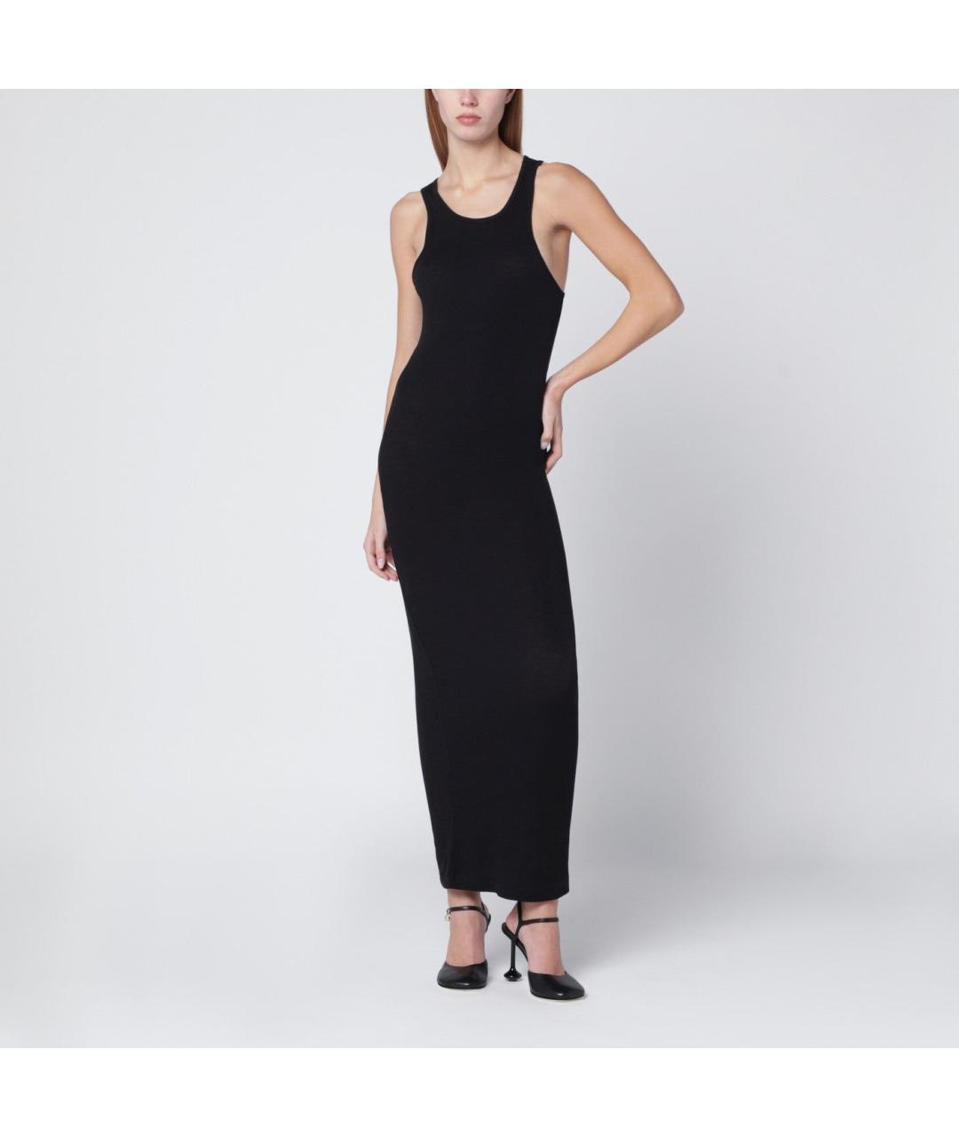 entire studios Черное хлопковое повседневное платье, фото 3