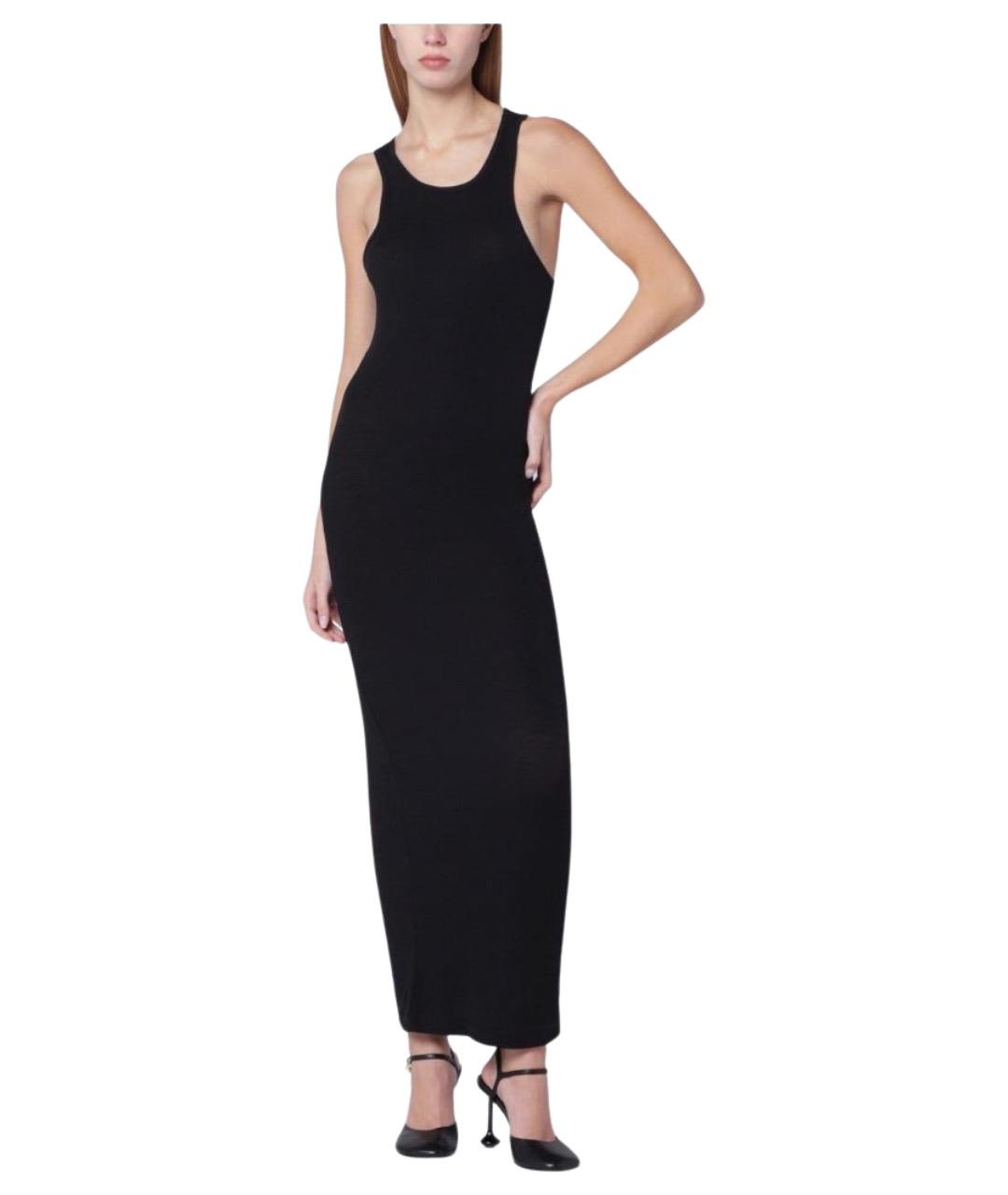 entire studios Черное хлопковое повседневное платье, фото 1