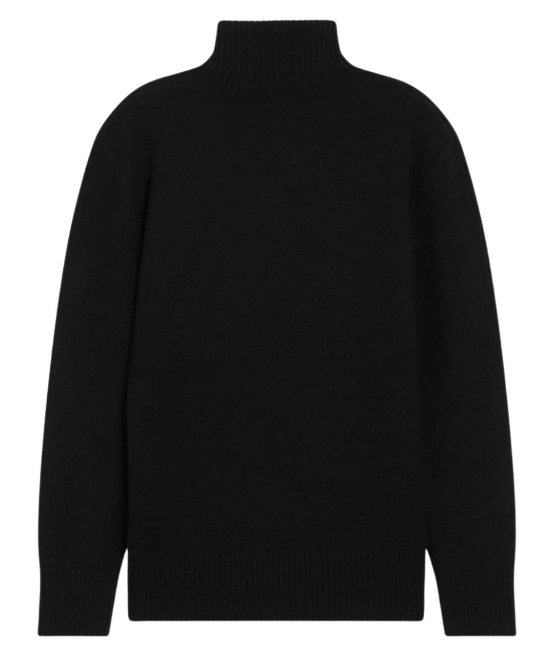 TOTEME Черный кашемировый джемпер / свитер, фото 1