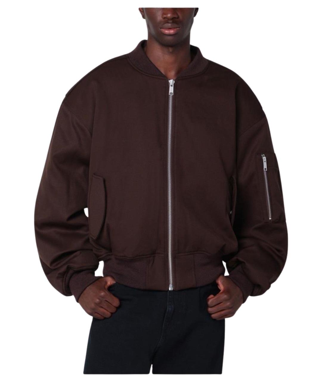 entire studios Коричневая шерстяная куртка, фото 1