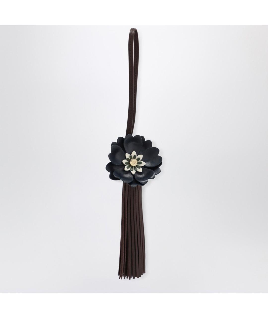 MIU MIU Коричневый брелок, фото 3