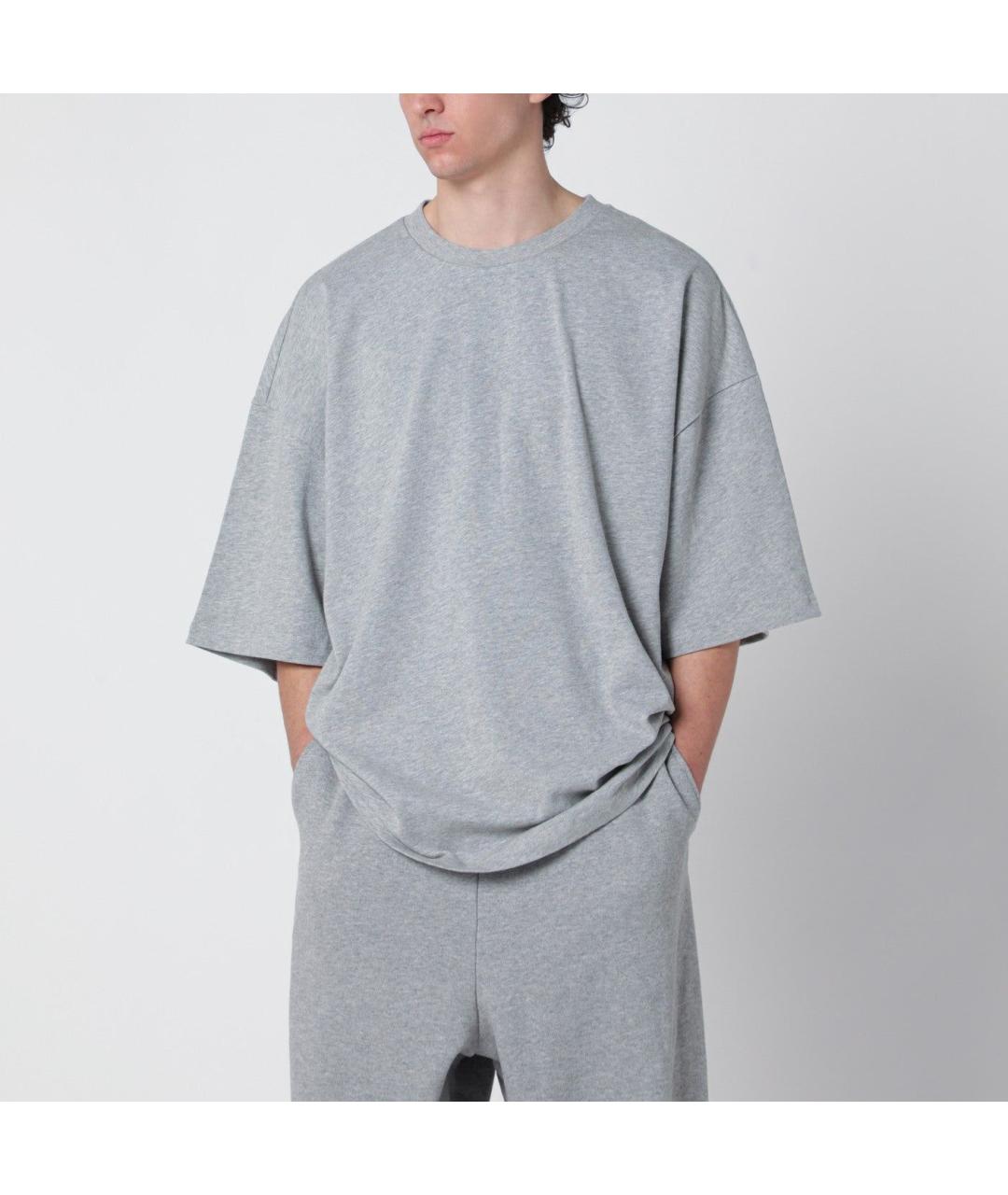 entire studios Серая хлопковая футболка, фото 3