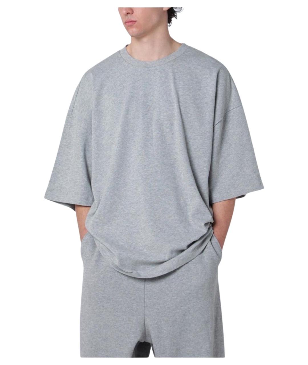 entire studios Серая хлопковая футболка, фото 1