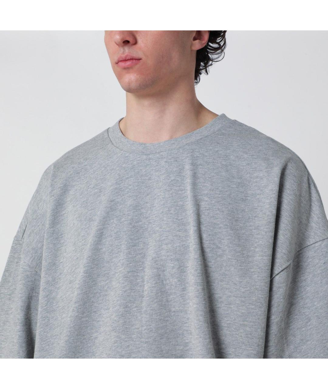 entire studios Серая хлопковая футболка, фото 2