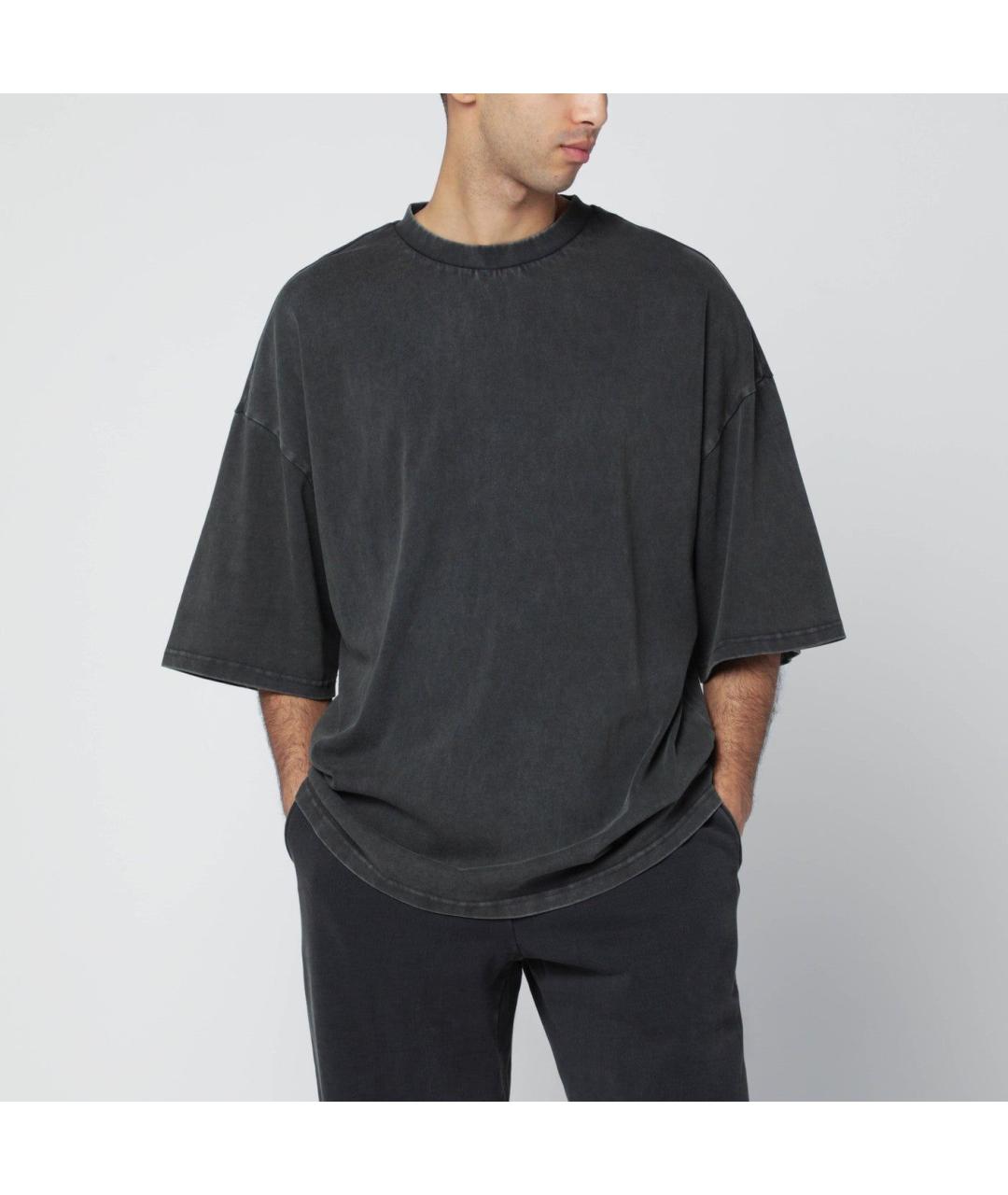 entire studios Черная хлопковая футболка, фото 3