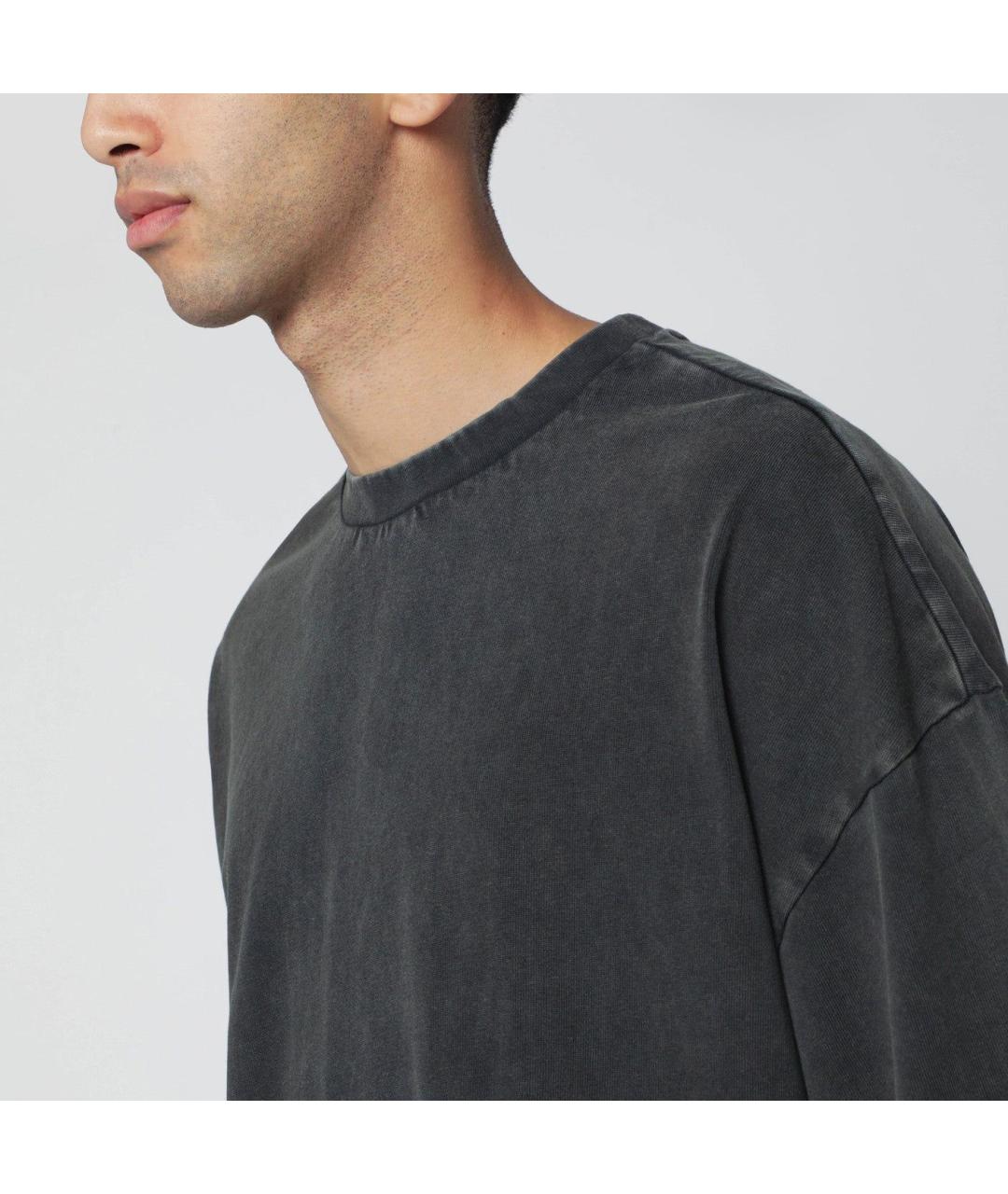 entire studios Черная хлопковая футболка, фото 2