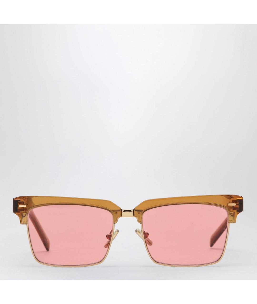 MIU MIU Розовые пластиковые солнцезащитные очки, фото 2