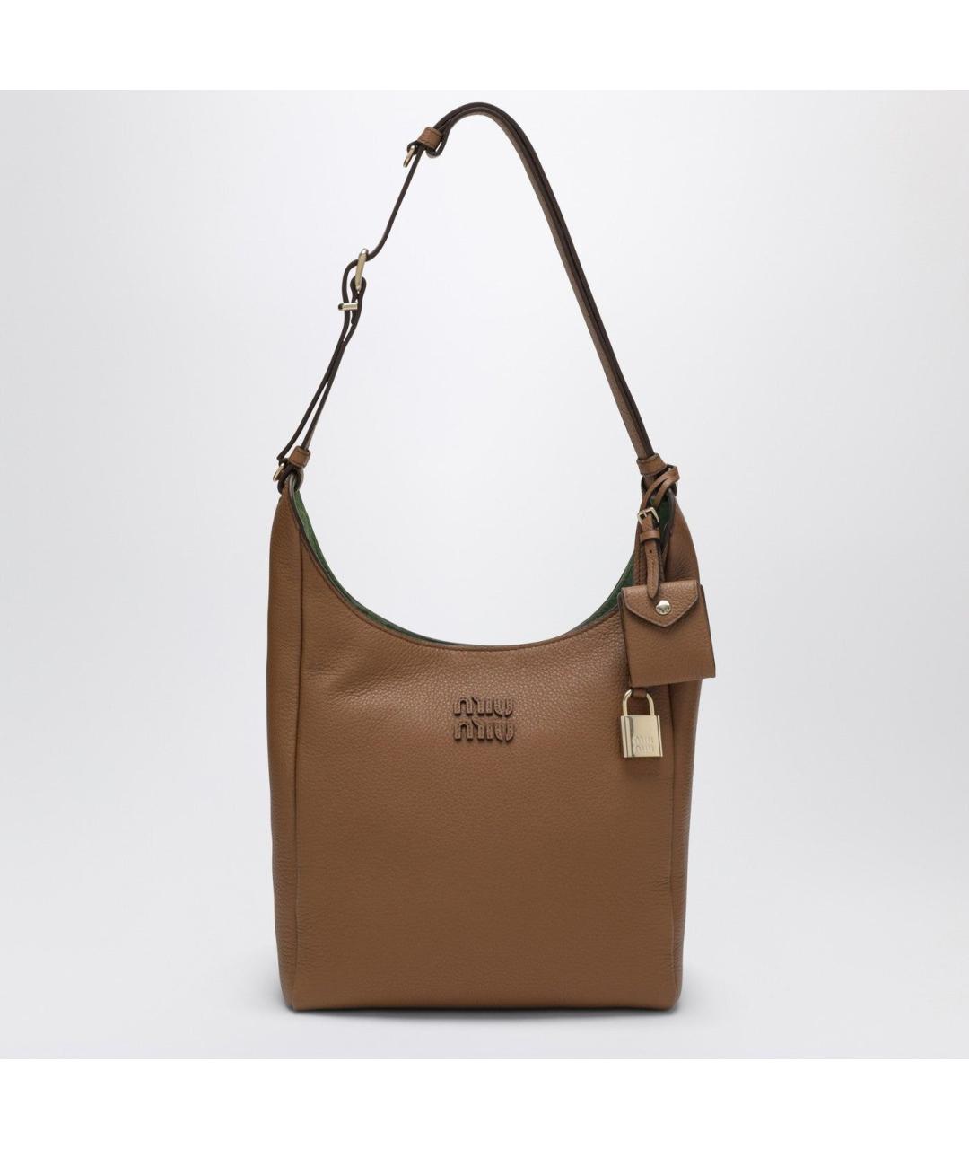 MIU MIU Кожаная сумка через плечо, фото 3