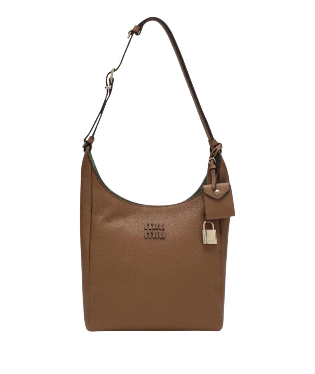 MIU MIU Кожаная сумка через плечо, фото 1