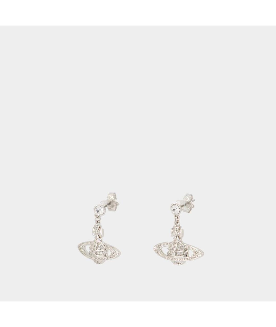 VIVIENNE WESTWOOD Серебряные металлические серьги, фото 3