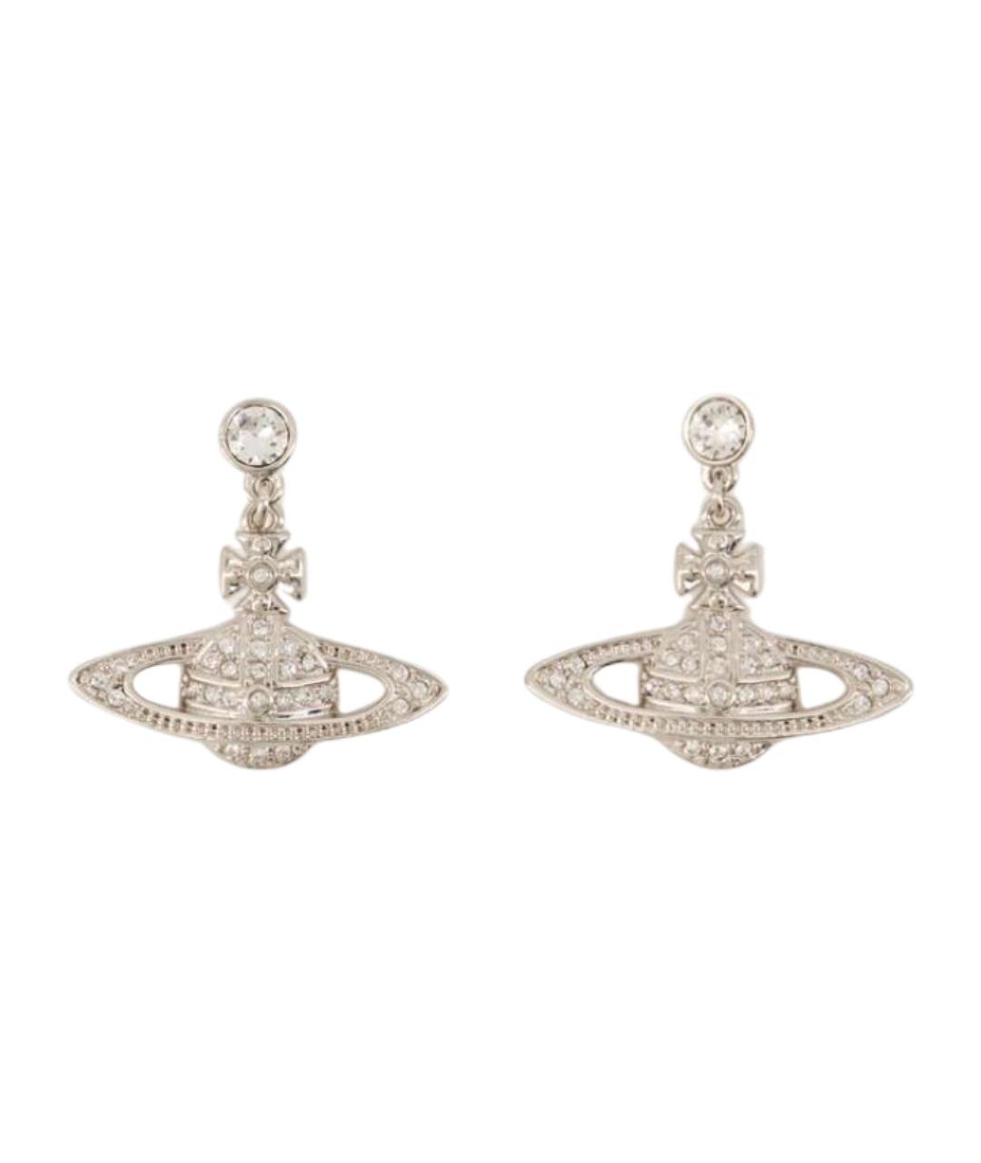 VIVIENNE WESTWOOD Серебряные металлические серьги, фото 1