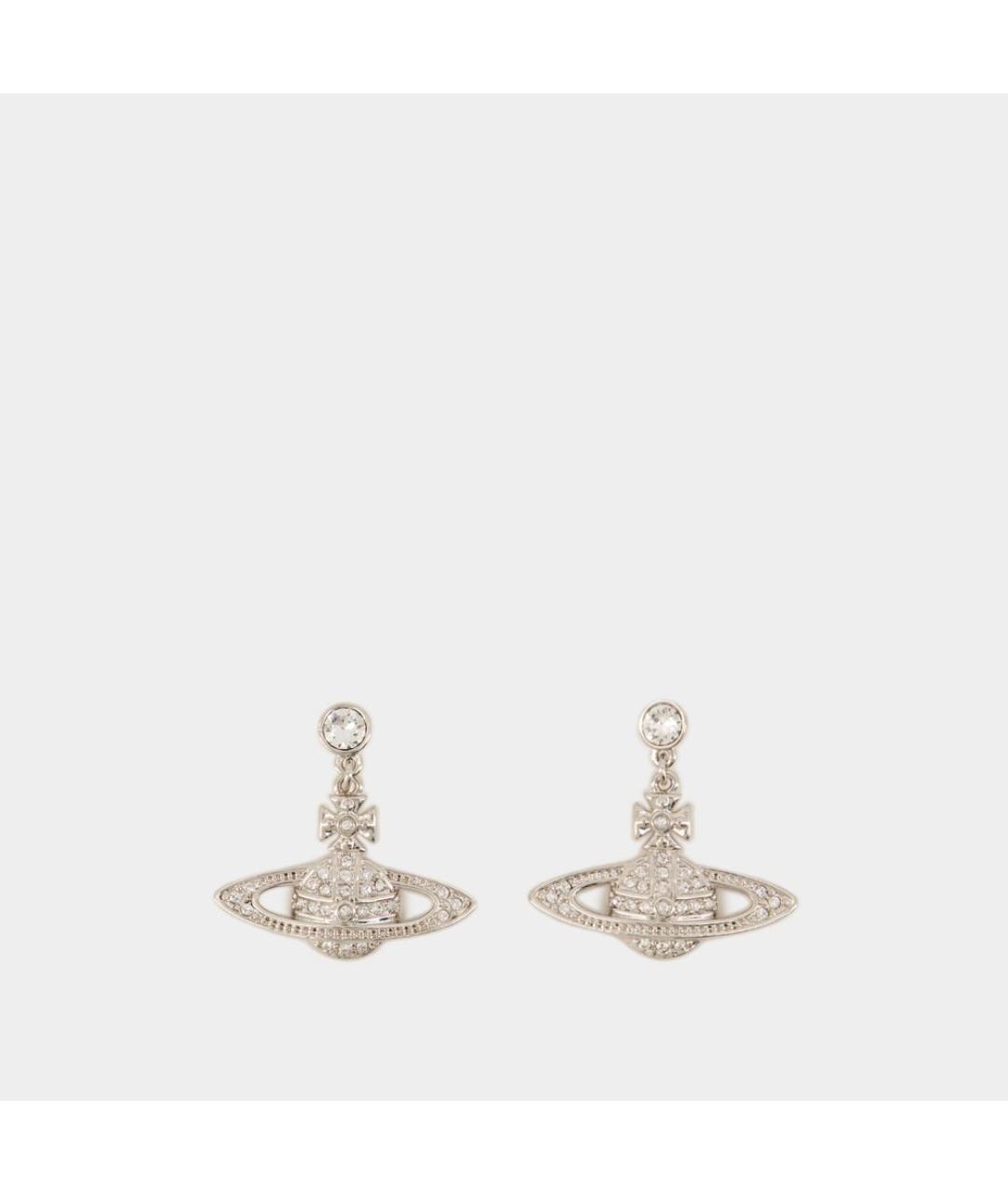 VIVIENNE WESTWOOD Серебряные металлические серьги, фото 4