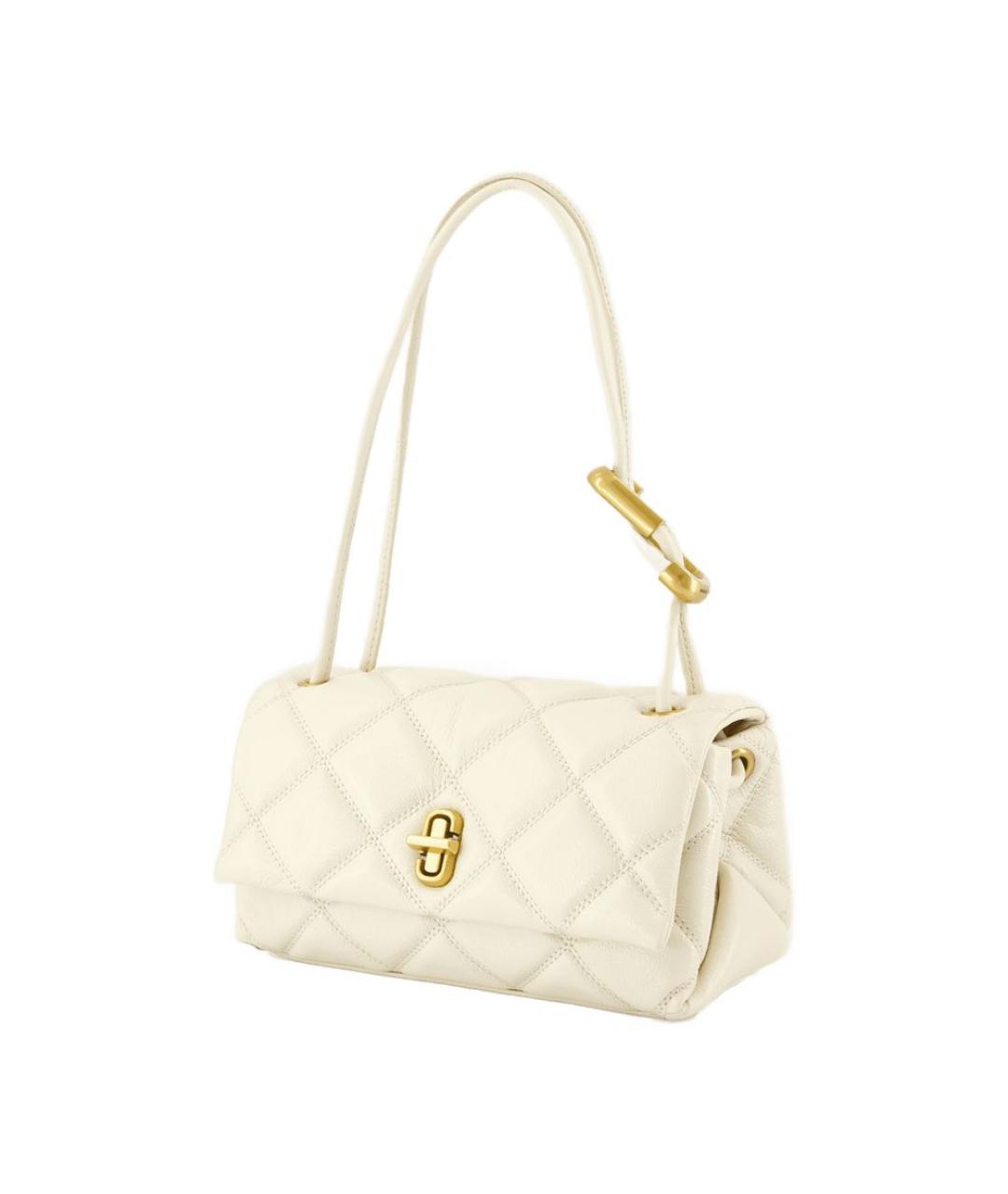 MARC JACOBS Белая кожаная сумка через плечо, фото 2