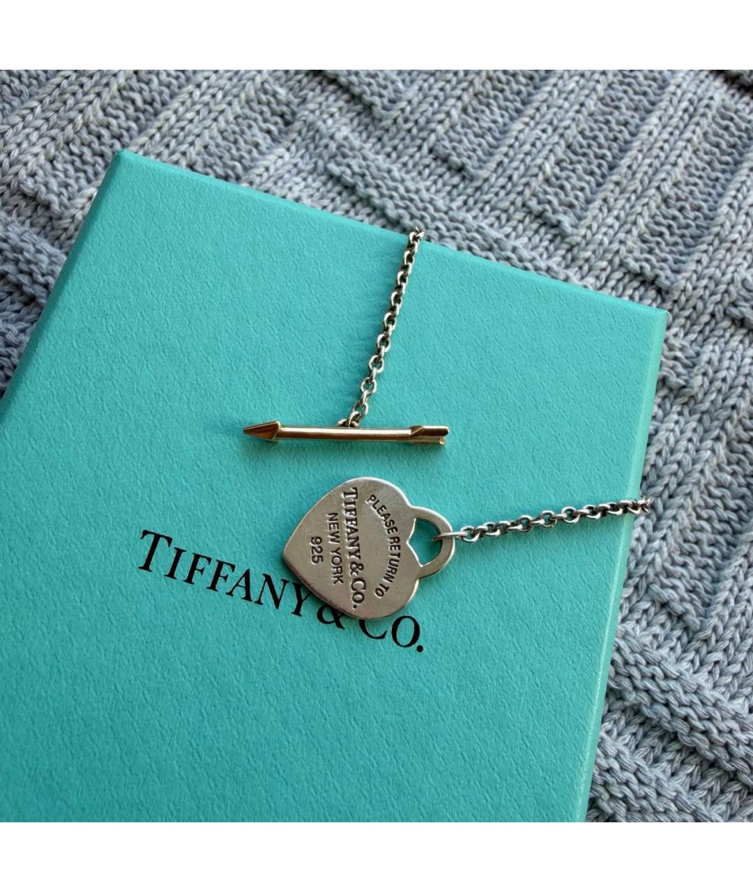 TIFFANY&CO Серебрянный серебряный браслет, фото 4