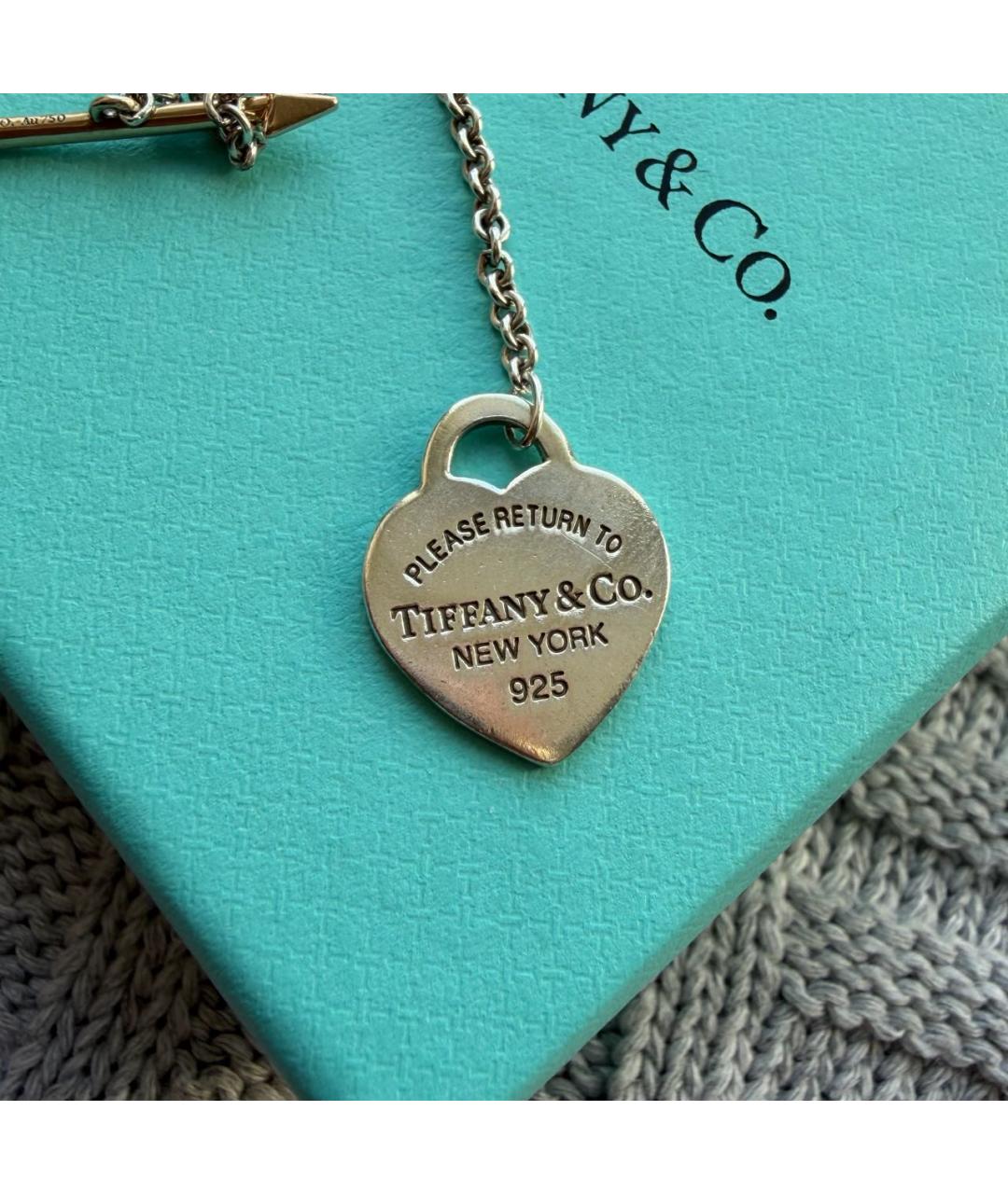 TIFFANY&CO Серебрянный серебряный браслет, фото 5