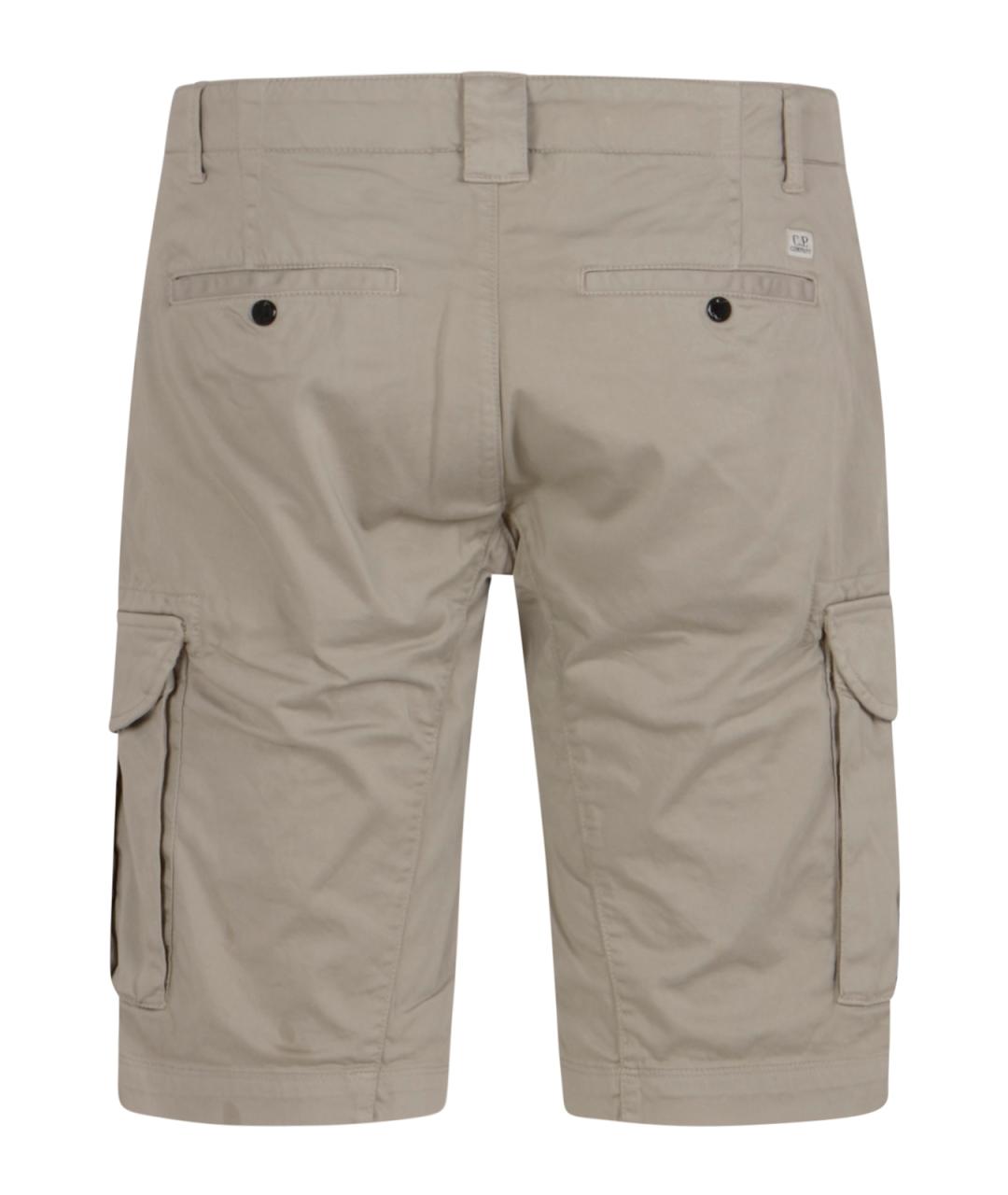 CP COMPANY Серые хлопковые шорты, фото 2