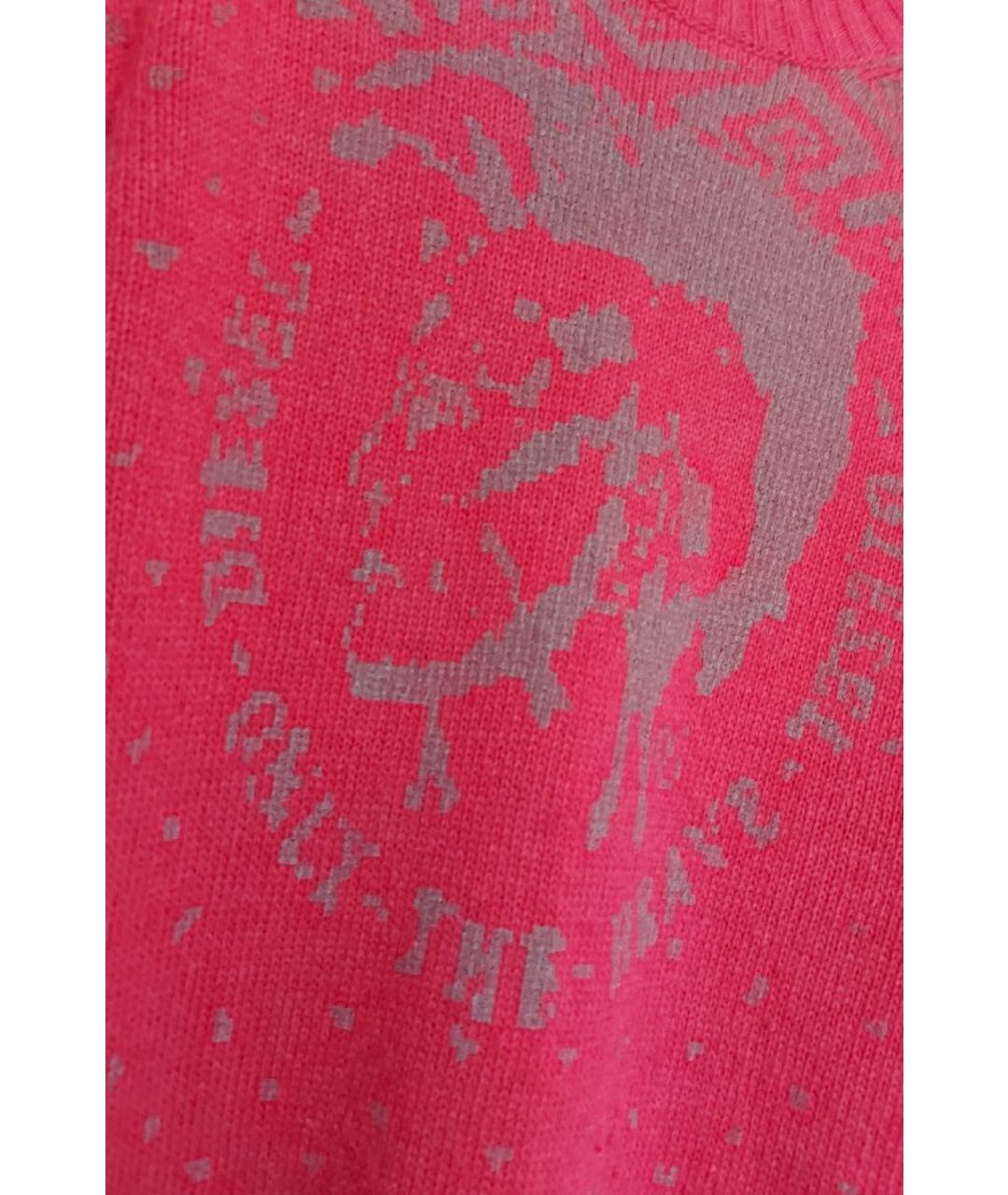 DIESEL Красный шерстяной джемпер / свитер, фото 4