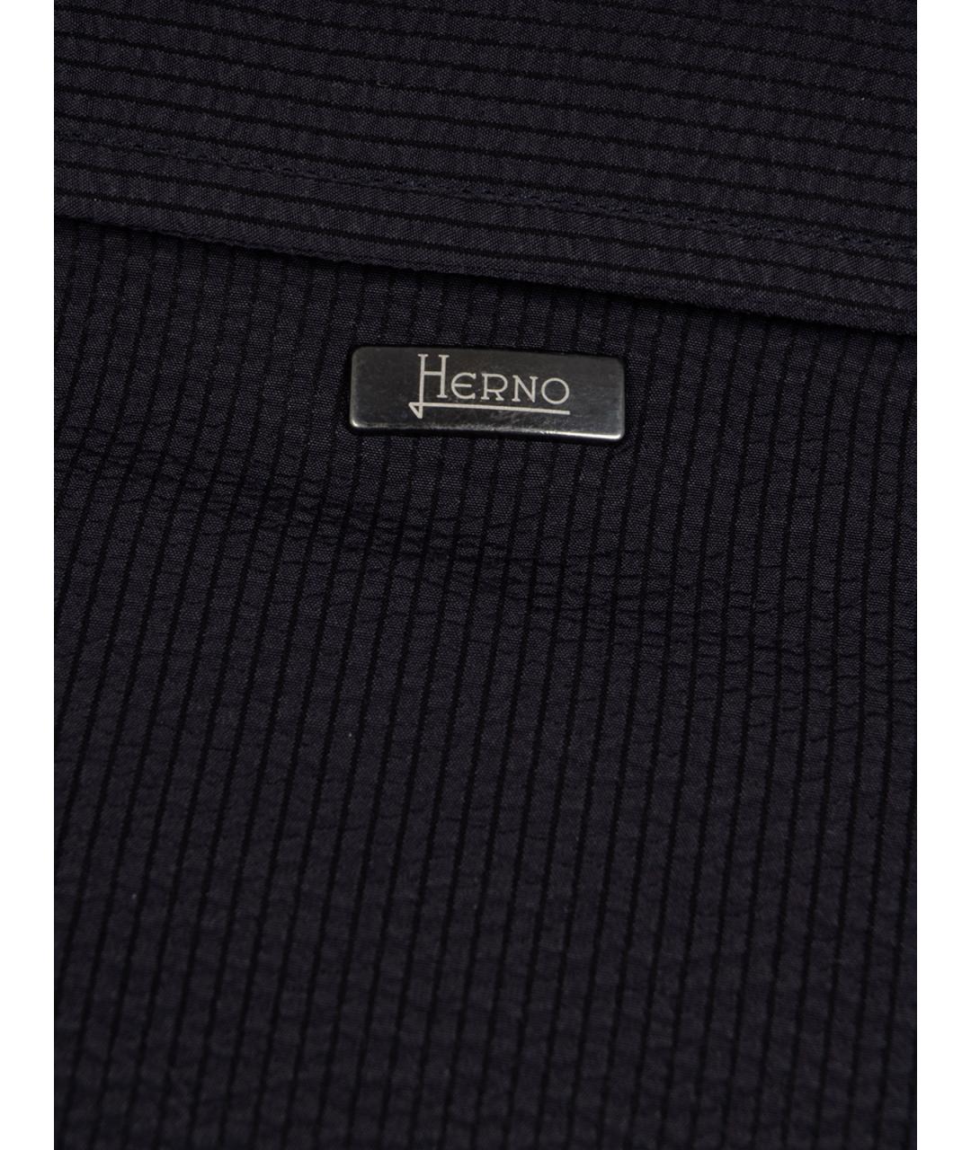 HERNO Синяя кэжуал рубашка, фото 3