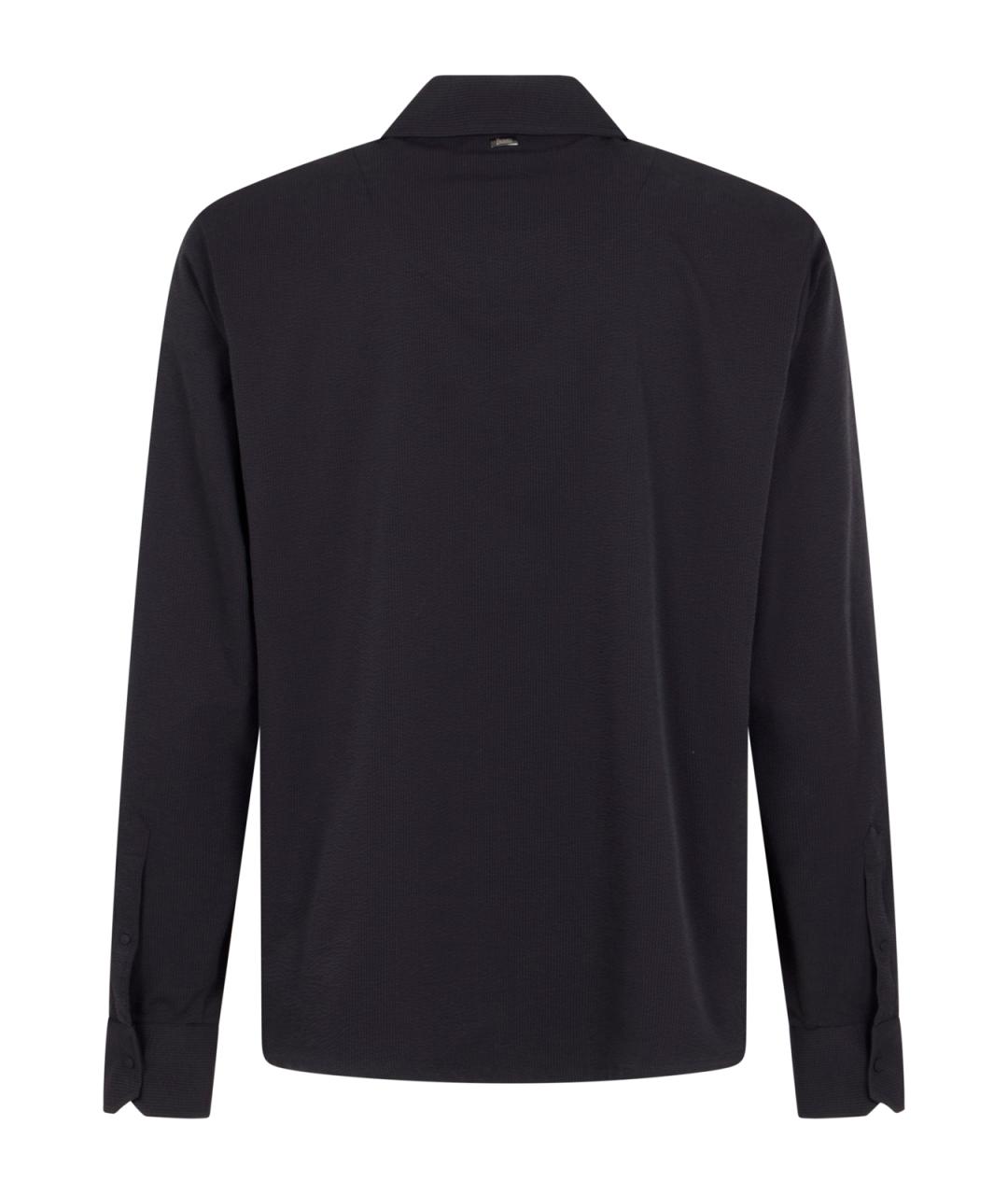 HERNO Синяя кэжуал рубашка, фото 2