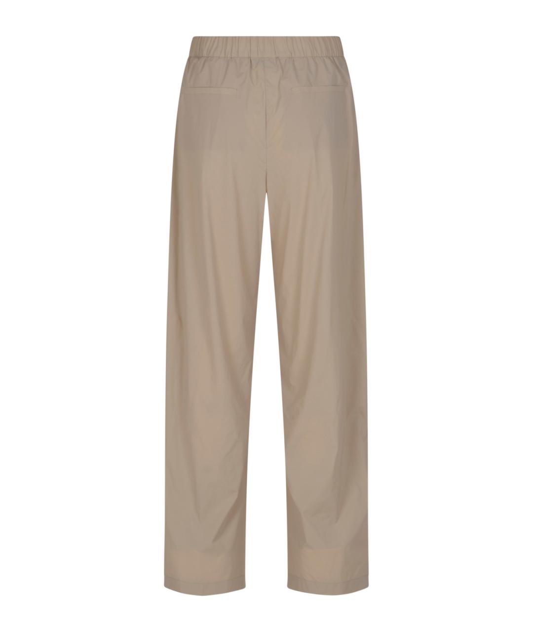 HERNO Бежевые прямые брюки, фото 2