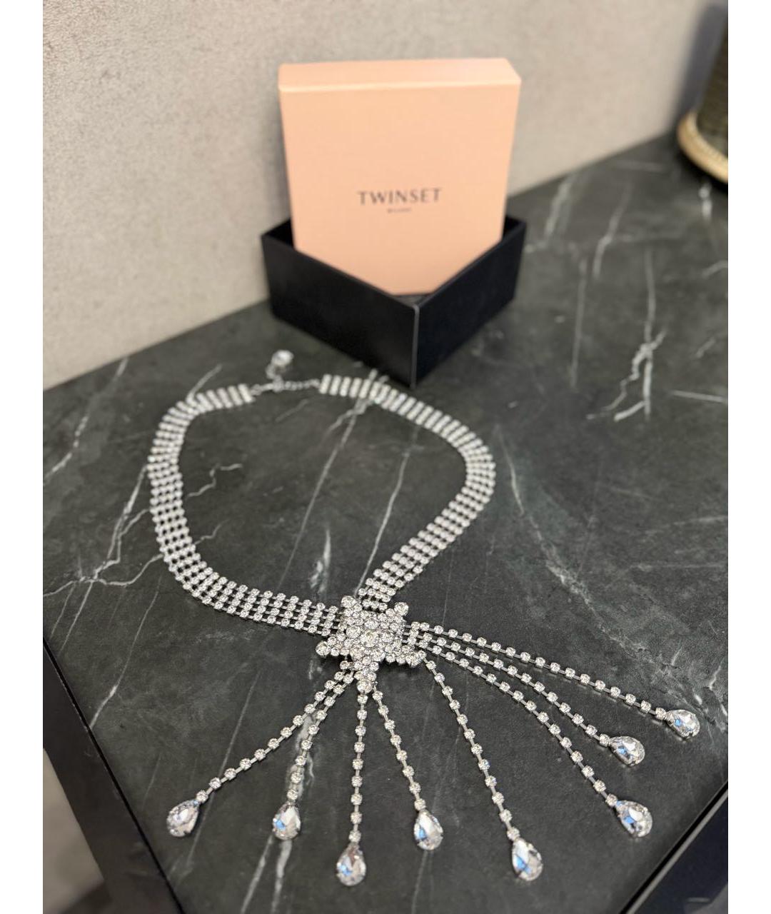 TWIN-SET Серебряное серебряное колье, фото 7