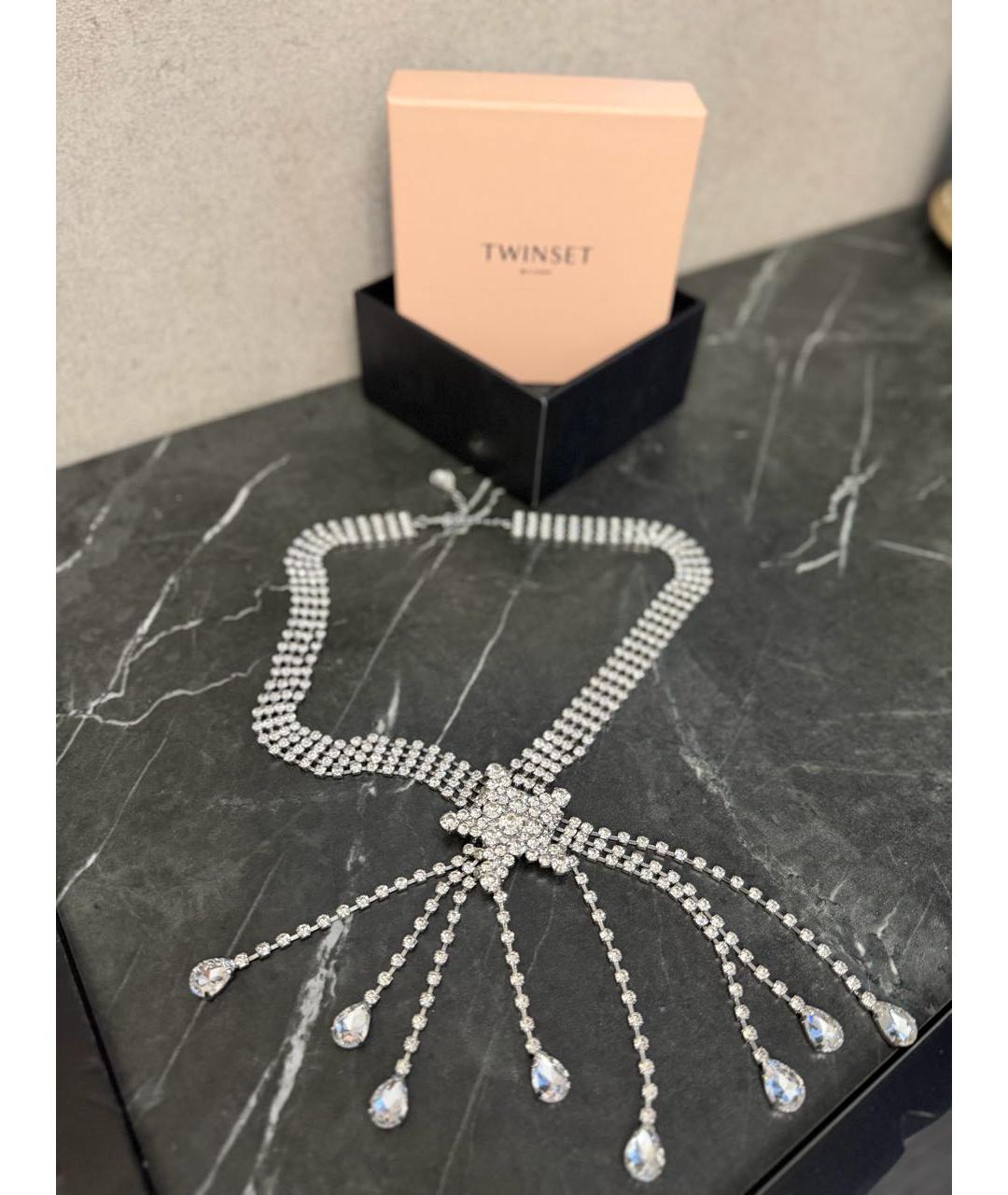 TWIN-SET Серебряное серебряное колье, фото 4