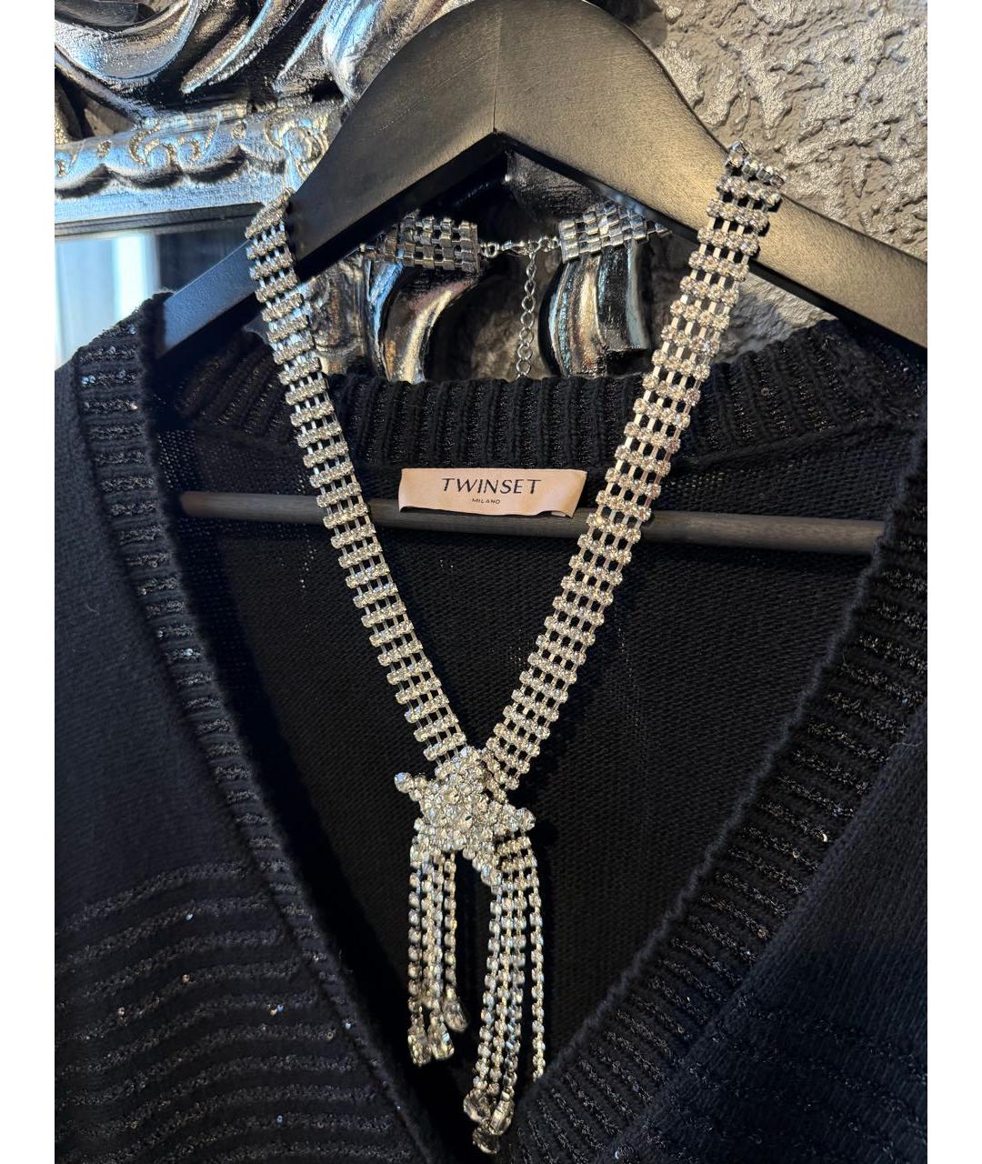 TWIN-SET Серебряное серебряное колье, фото 2