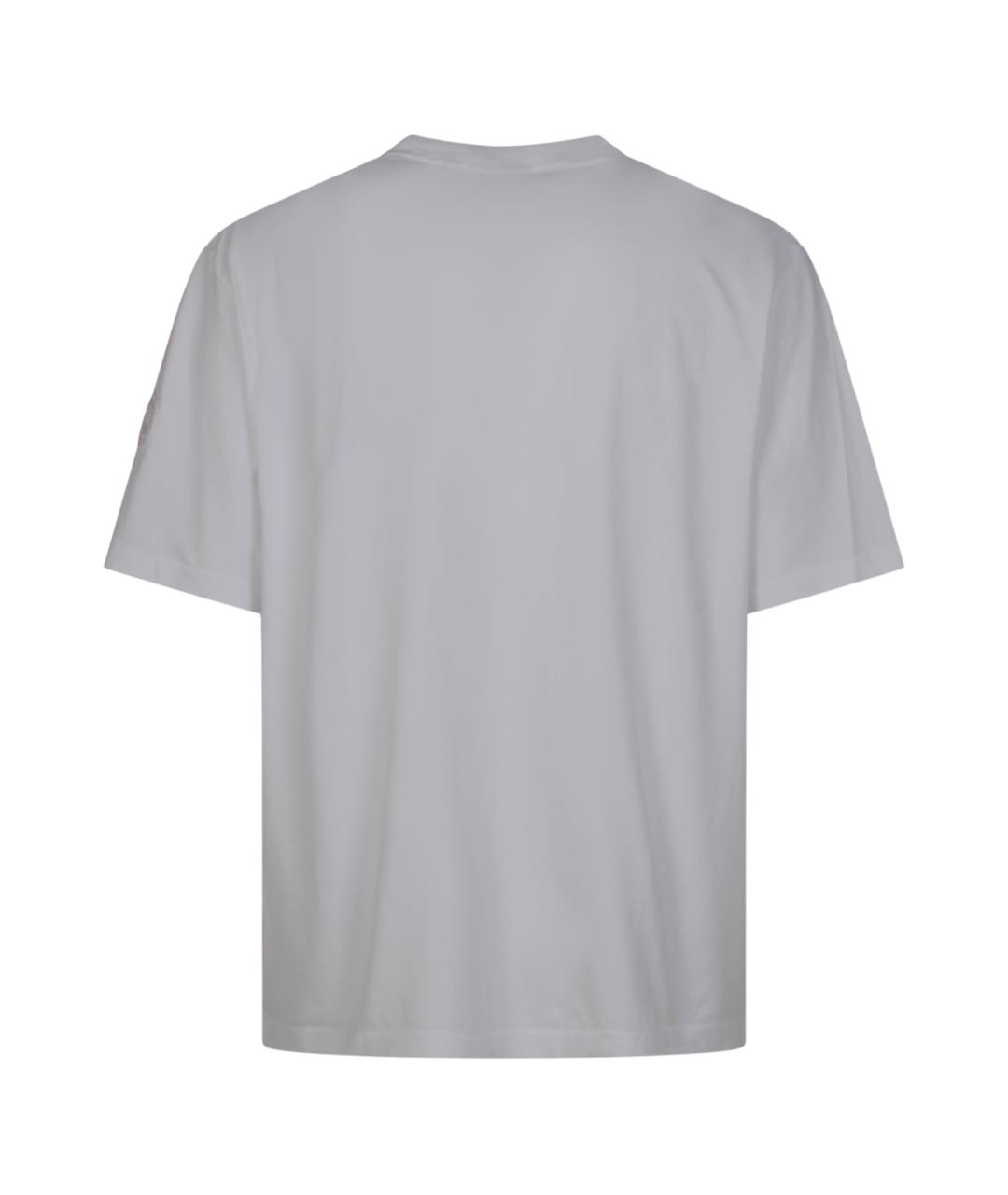 CANADA GOOSE Белая хлопковая футболка, фото 2