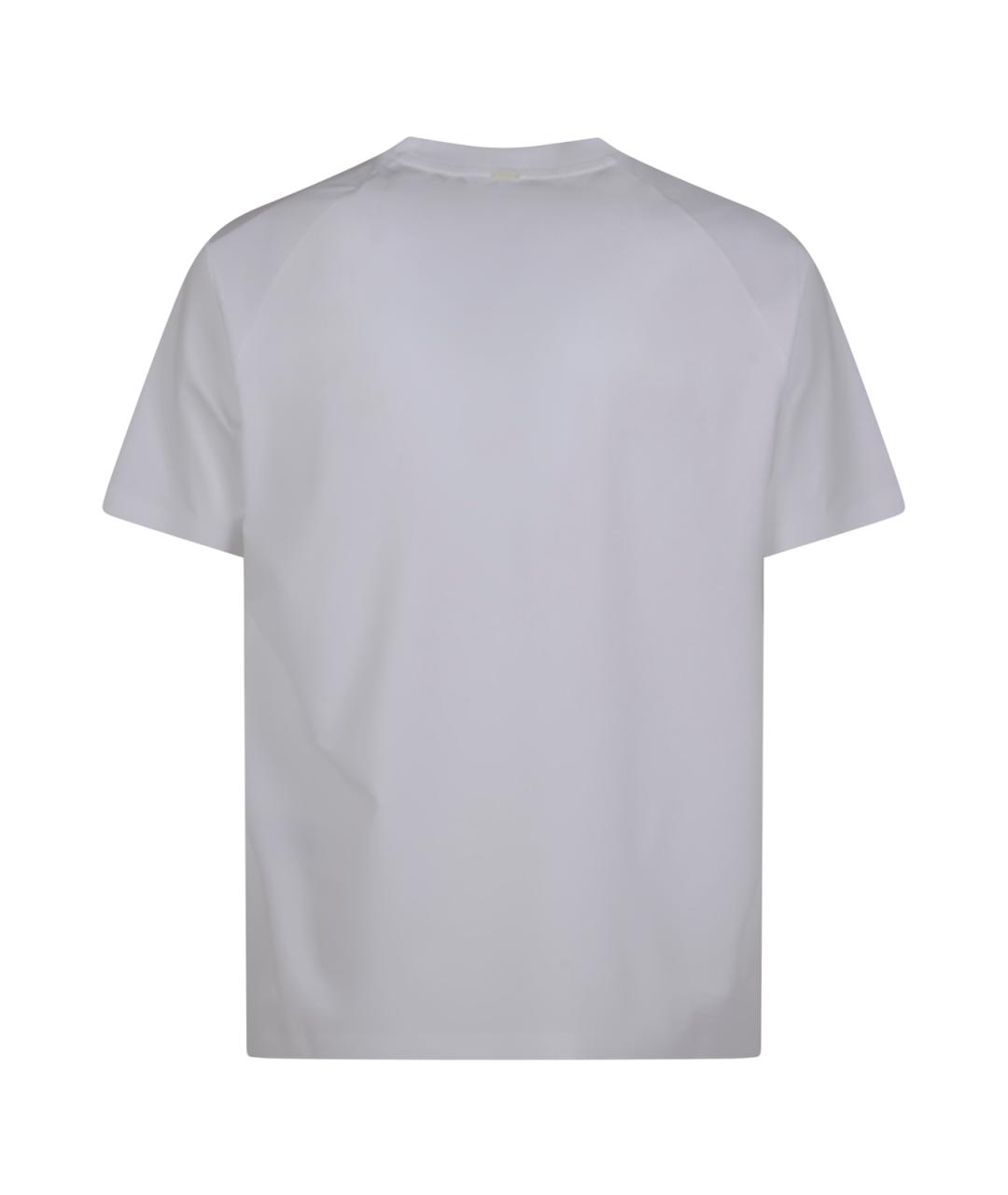 HERNO Белая хлопковая футболка, фото 2