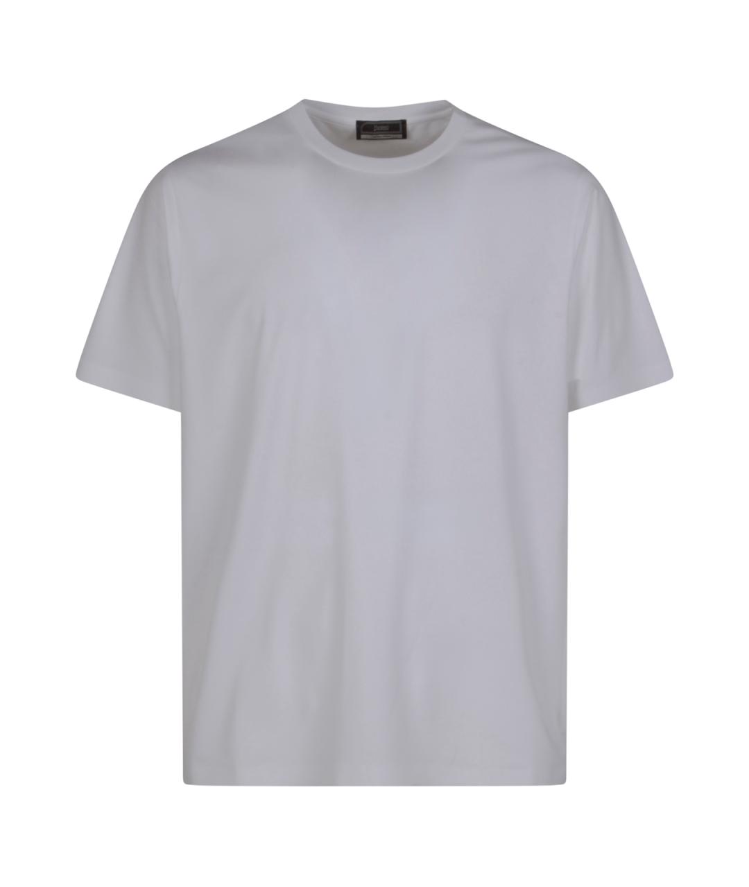 HERNO Белая хлопковая футболка, фото 1