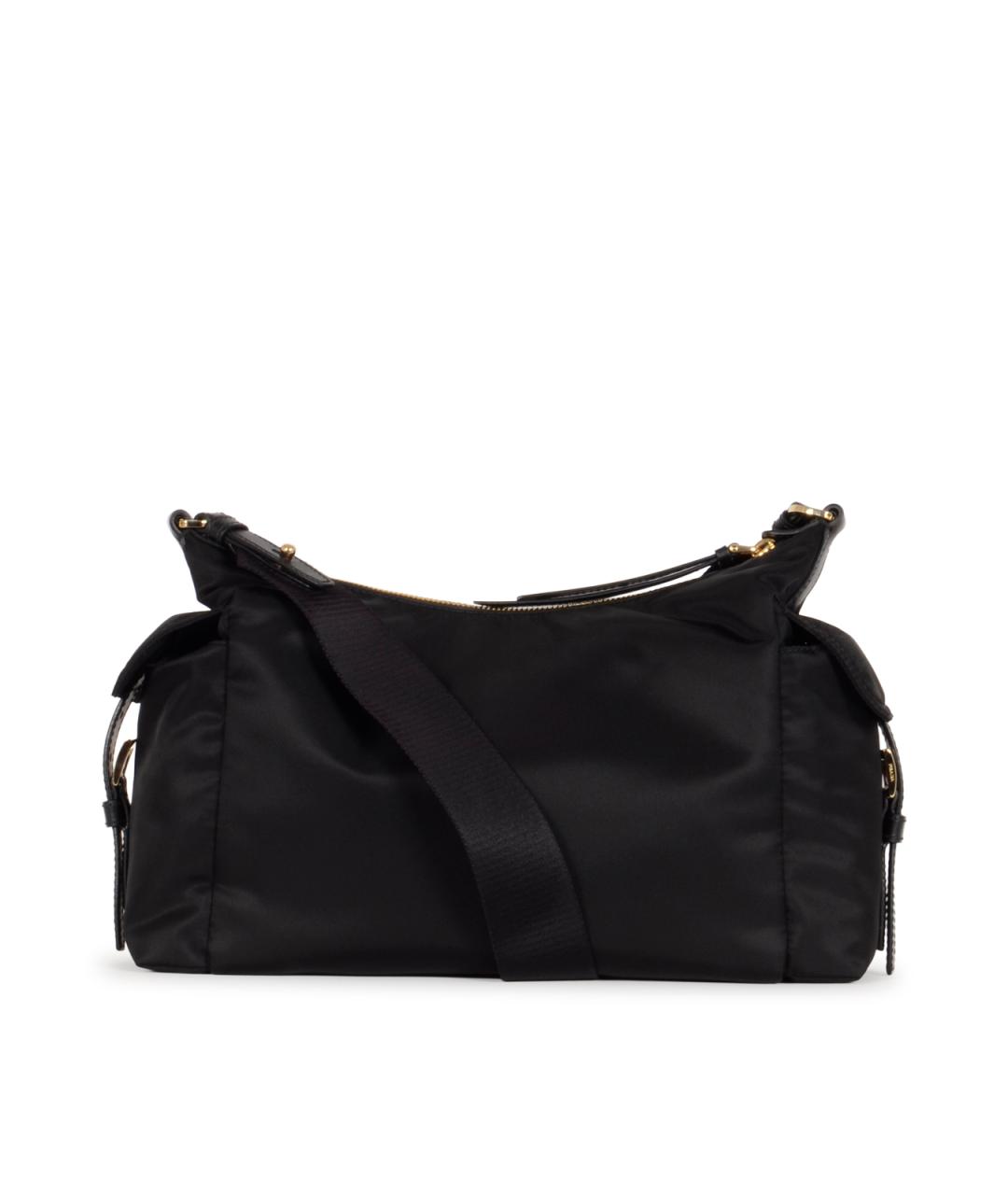 PRADA Черная синтетическая сумка через плечо, фото 3