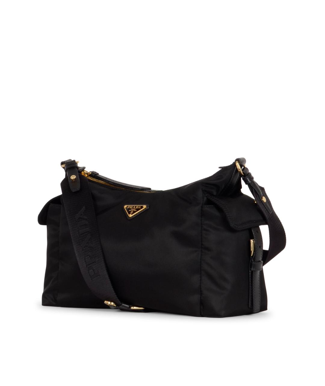 PRADA Черная синтетическая сумка через плечо, фото 2