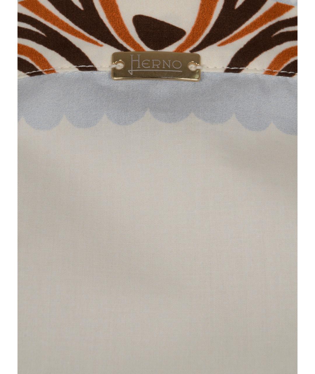 HERNO Мульти повседневное платье, фото 3