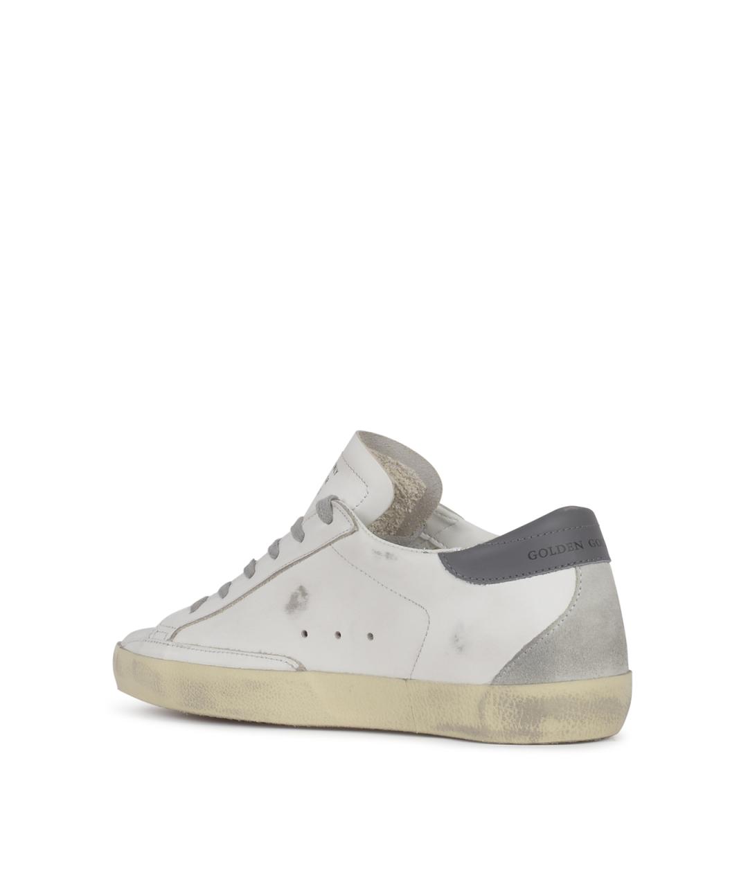 GOLDEN GOOSE DELUXE BRAND Белые кожаные кроссовки, фото 3