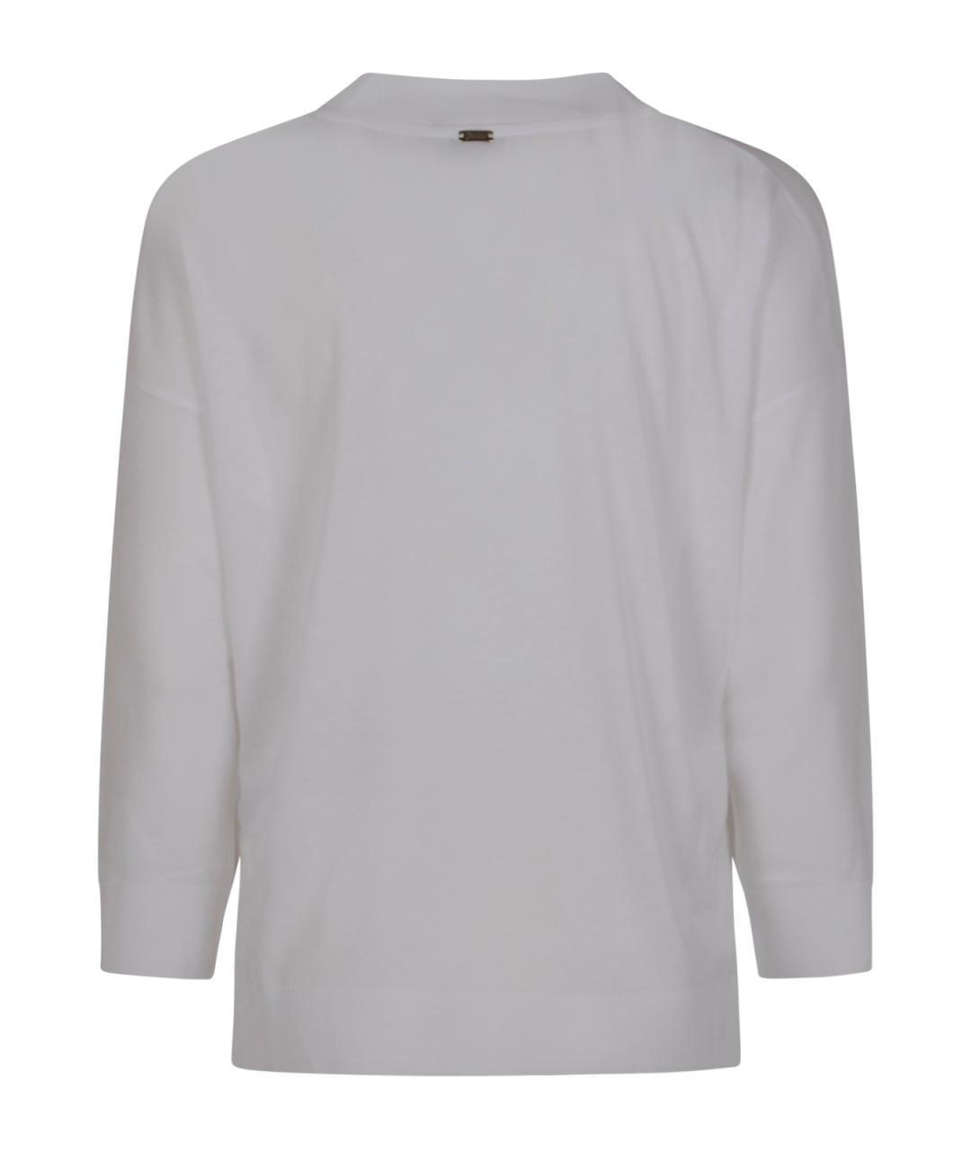 HERNO Белый хлопковый джемпер / свитер, фото 2