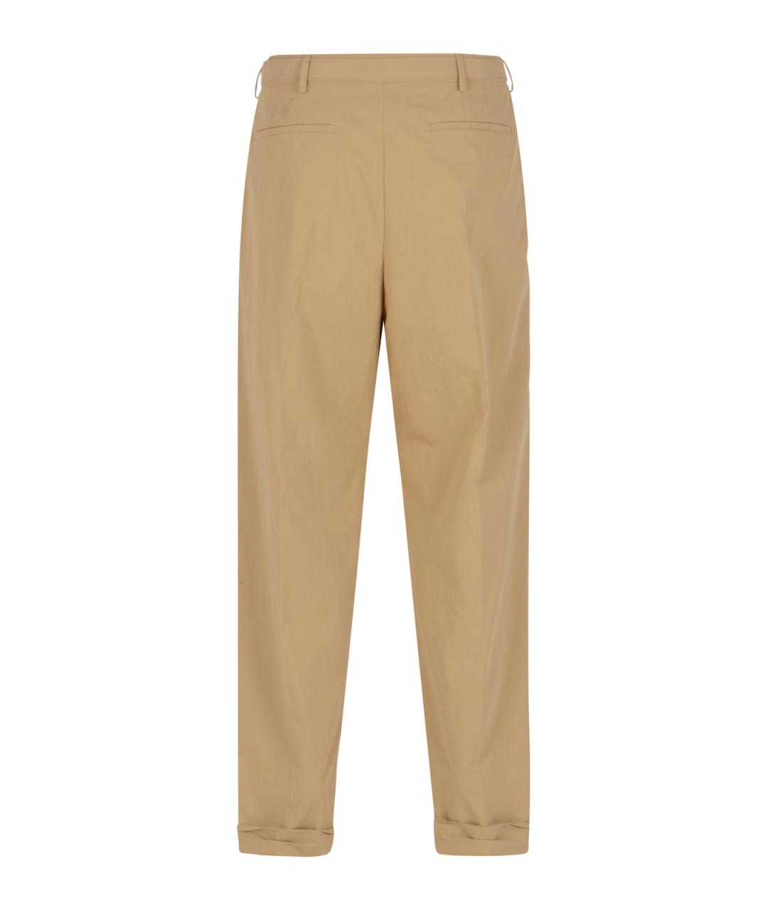 SAINT LAURENT Бежевые повседневные брюки, фото 2