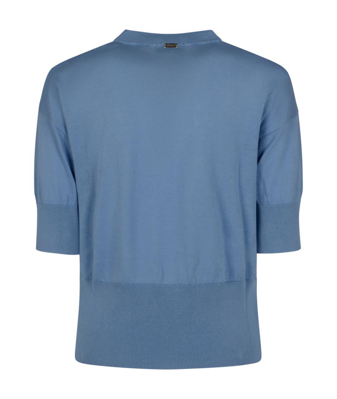 HERNO Синий джемпер / свитер, фото 2