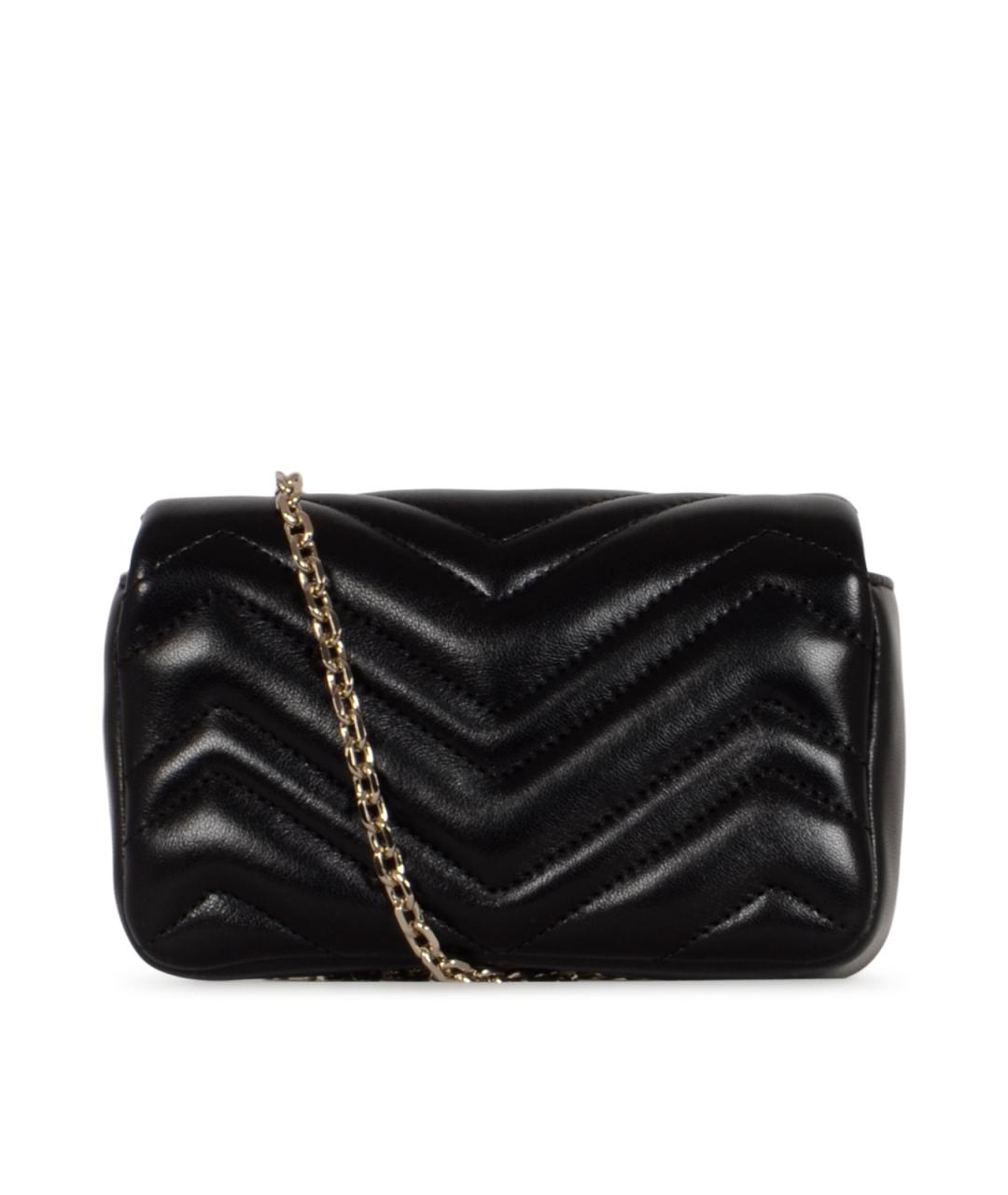 GUCCI Черная кожаная сумка через плечо, фото 3