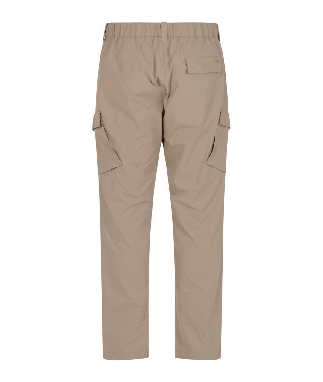 HERNO Серые повседневные брюки, фото 2