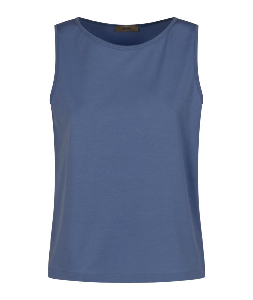 HERNO Синяя майка, фото 1