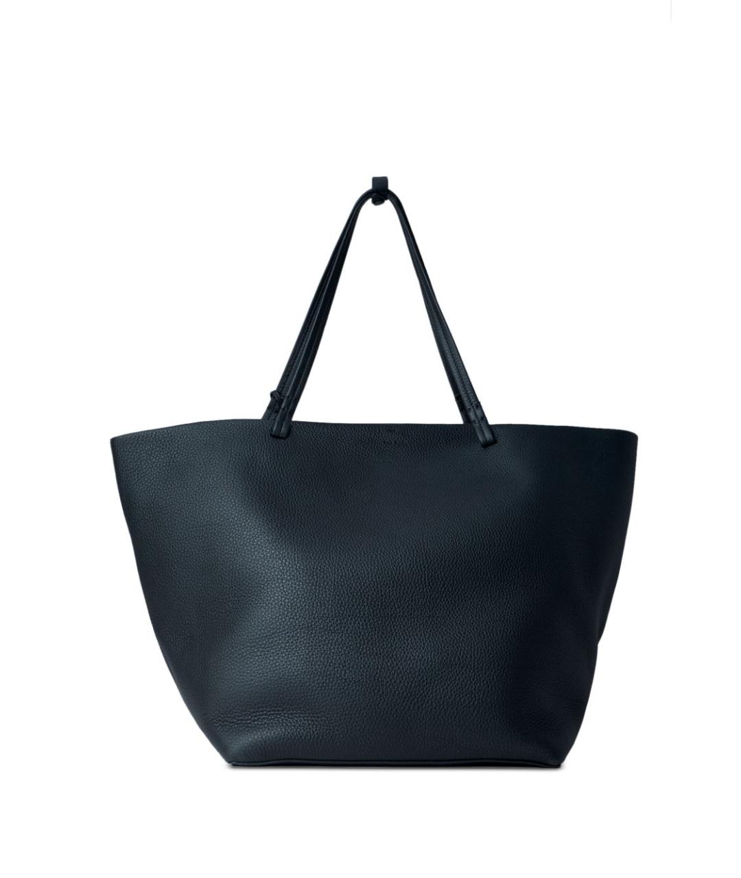 THE ROW Черная кожаная сумка тоут, фото 1