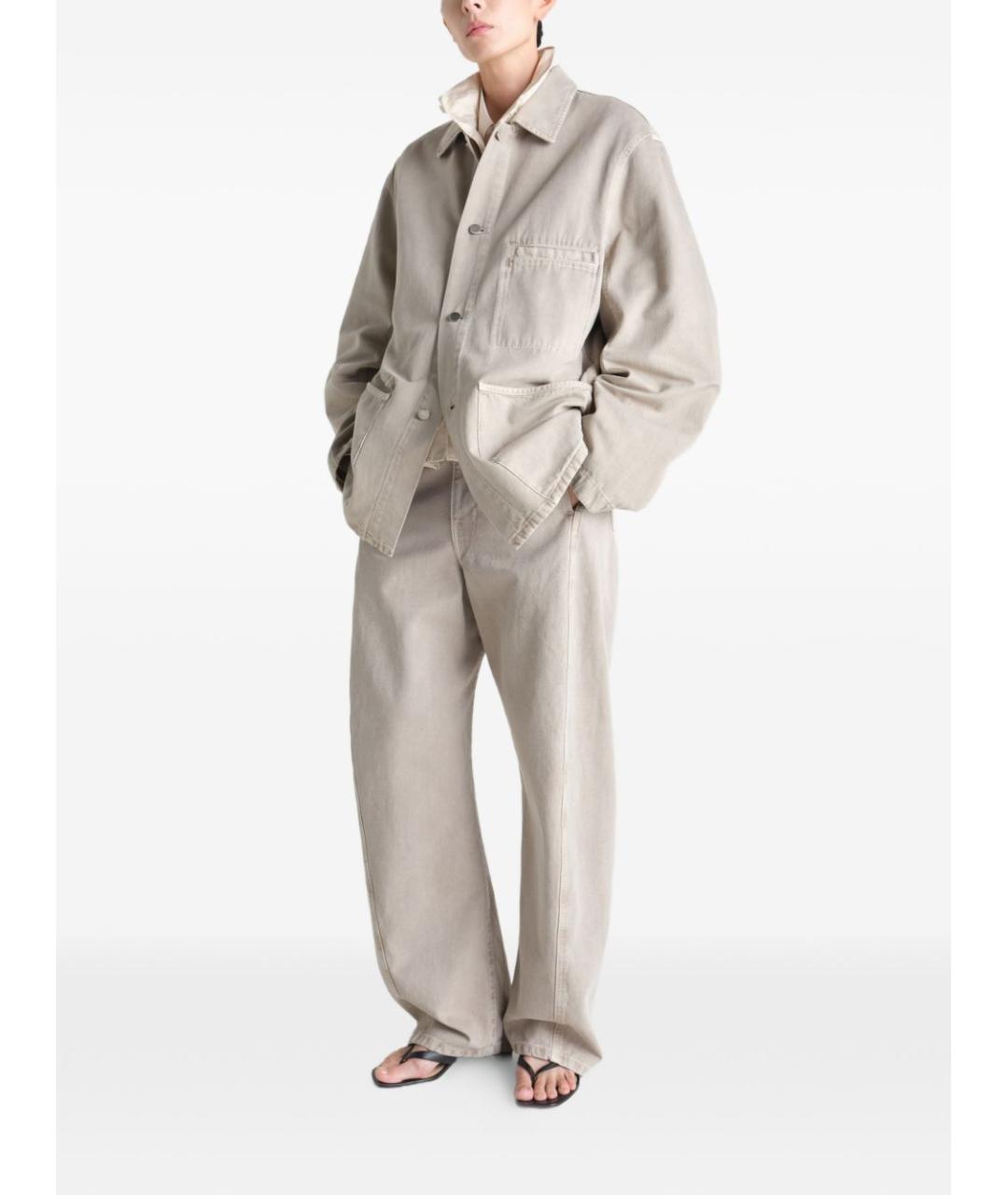 LEMAIRE Бежевая хлопковая куртка, фото 3