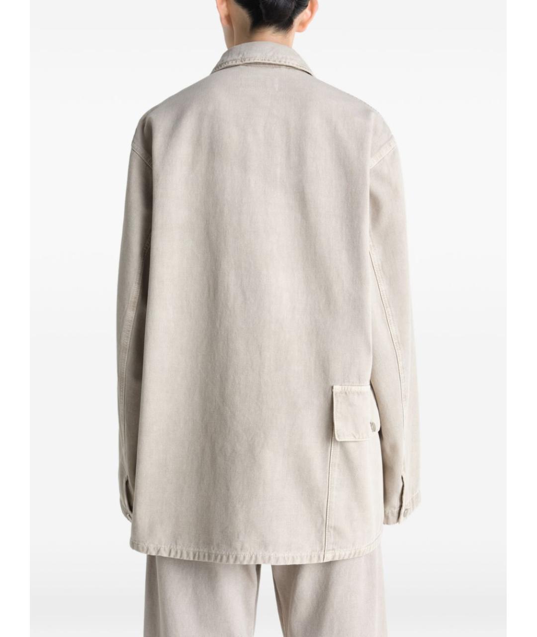 LEMAIRE Бежевая хлопковая куртка, фото 5