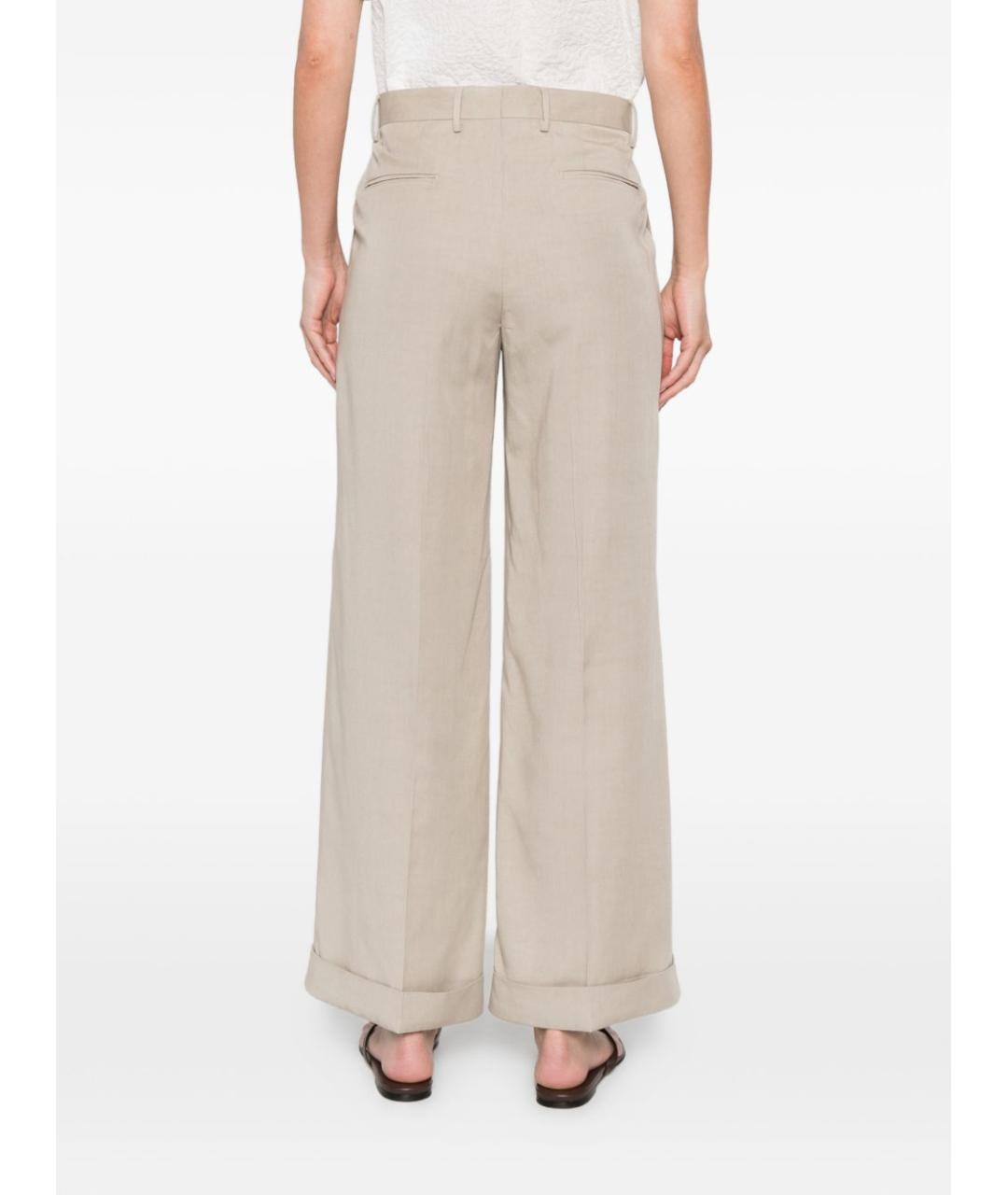 L.B.M. 1911 Бежевые прямые брюки, фото 2