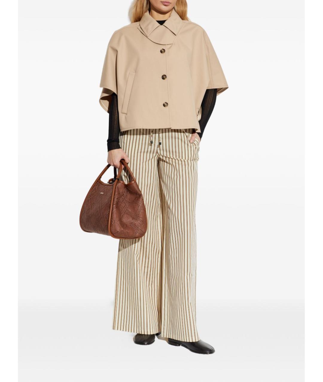 LEMAIRE Коричневые кожаные балетки, фото 2