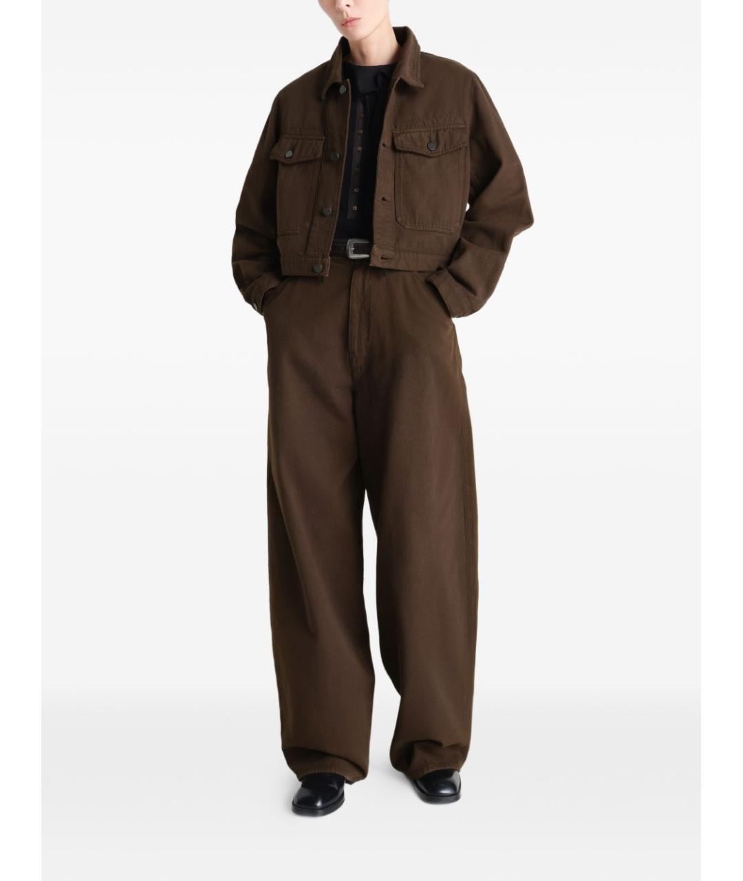 LEMAIRE Коричневая хлопковая куртка, фото 5