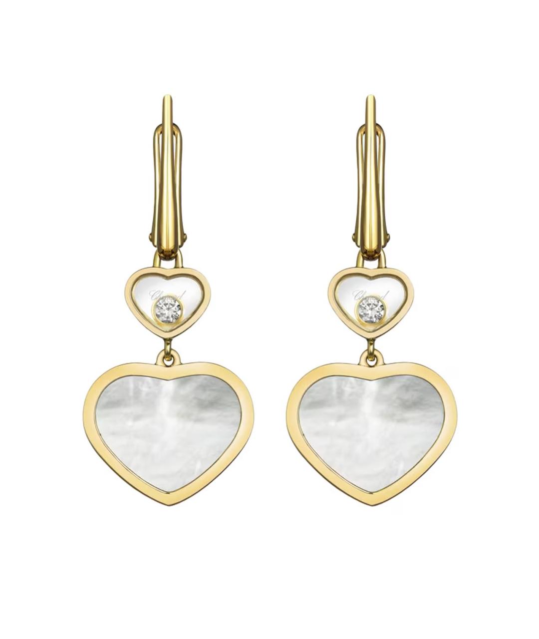 CHOPARD Золотые серьги из желтого золота, фото 3