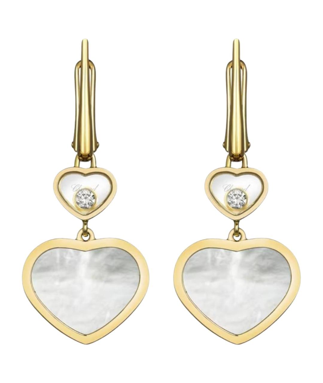CHOPARD Золотые серьги из желтого золота, фото 1